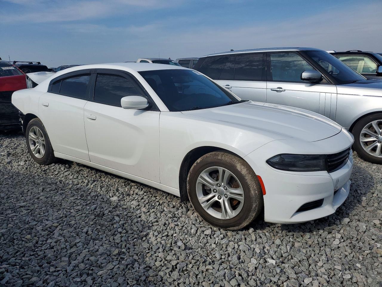 2015 Dodge Charger Se White vin: 2C3CDXBG9FH716585