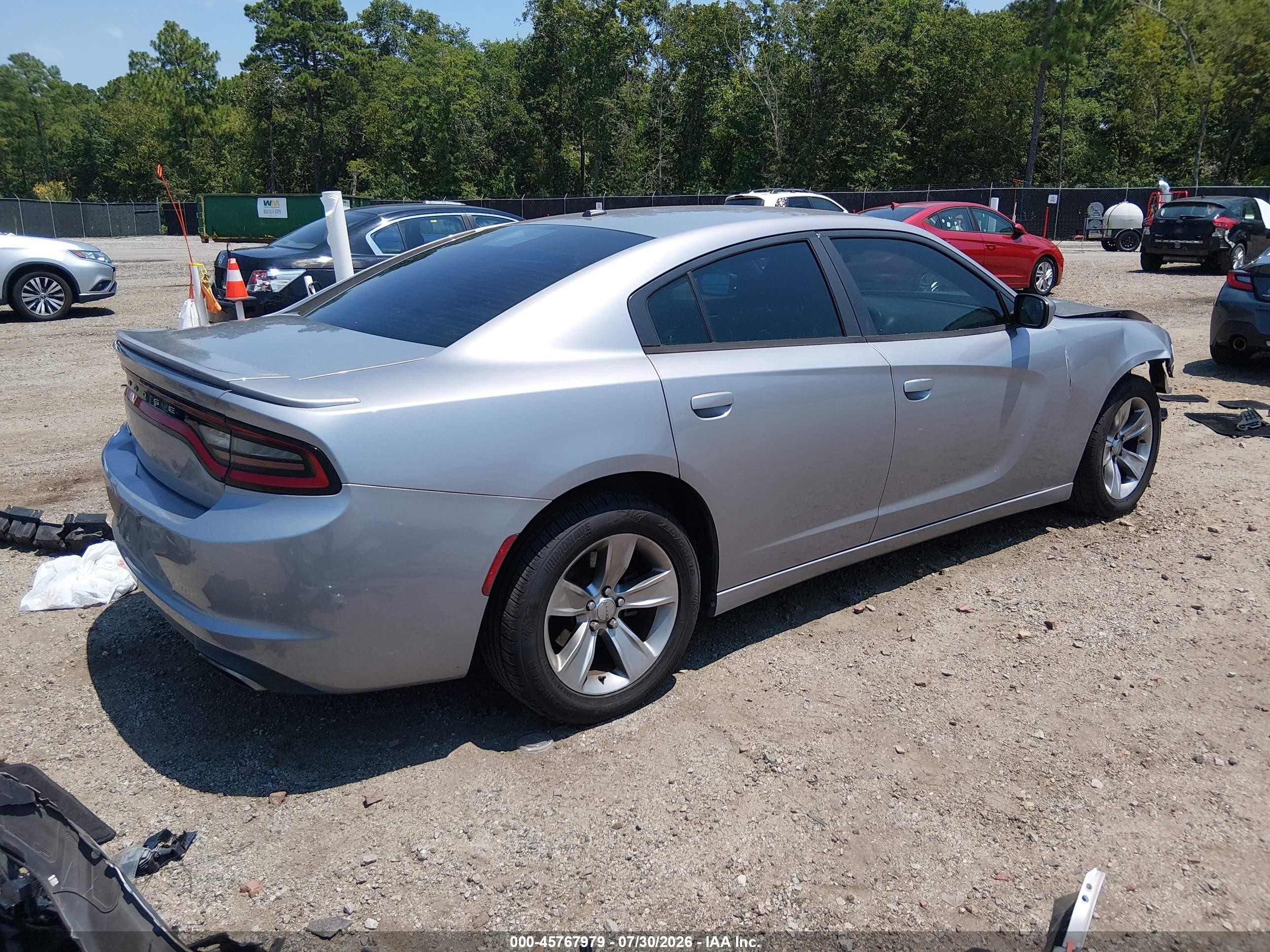 2015 Dodge Charger Se Silver vin: 2C3CDXBG9FH722290