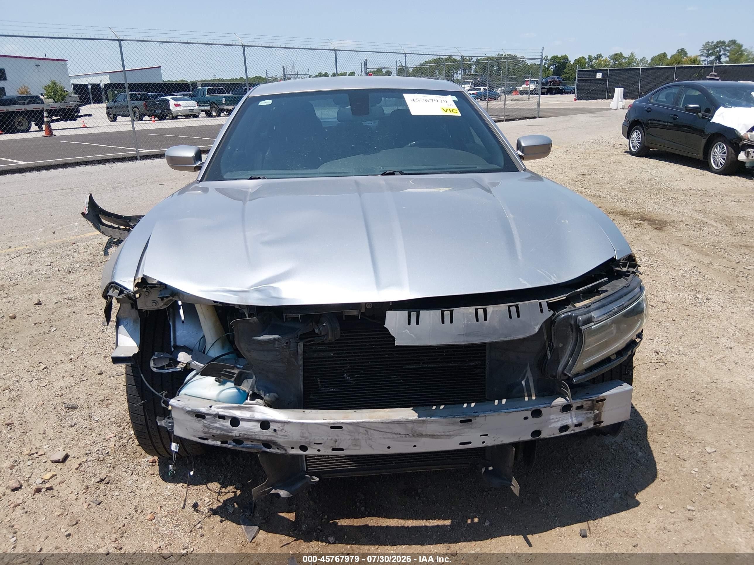 2015 Dodge Charger Se Silver vin: 2C3CDXBG9FH722290