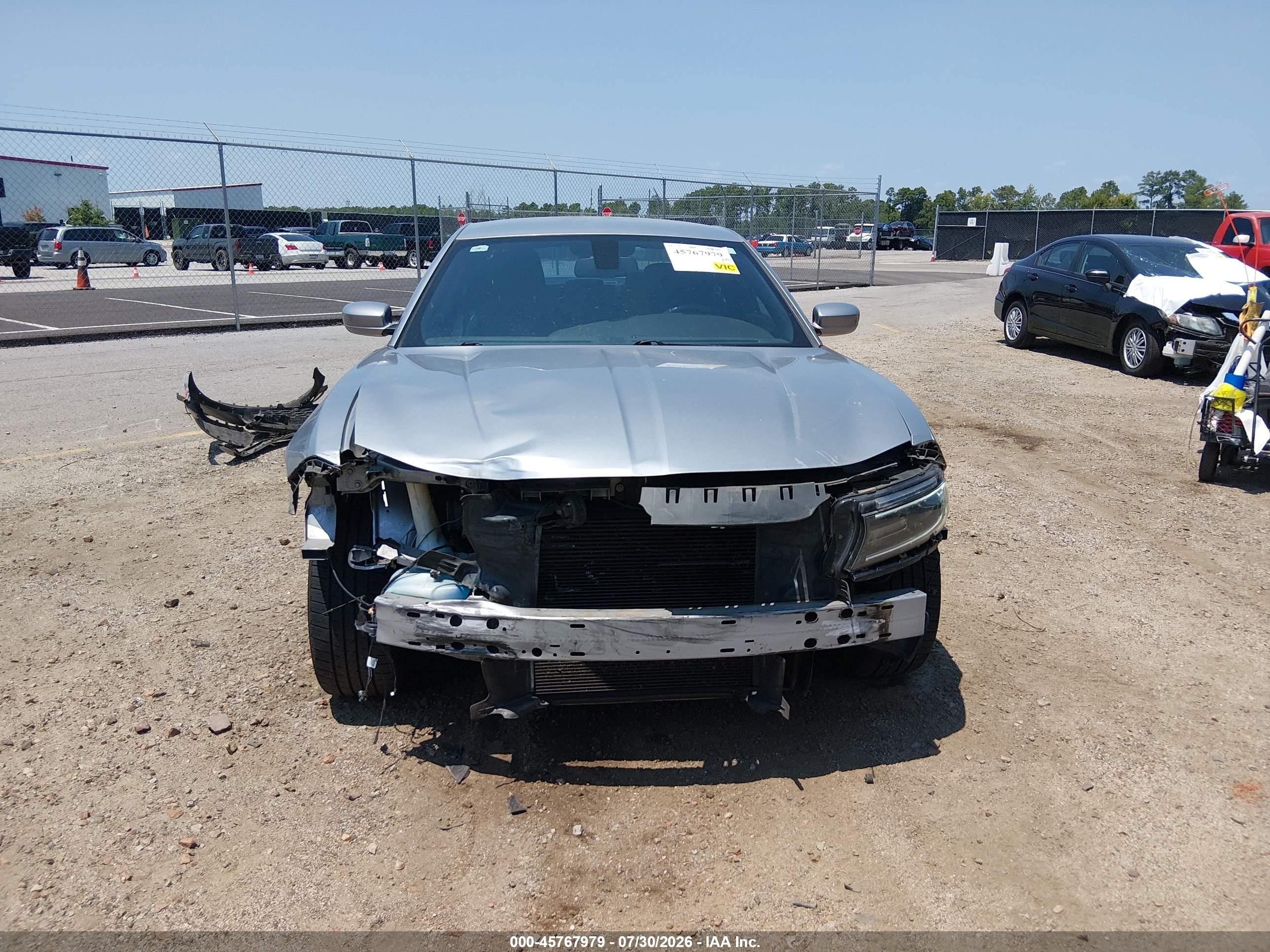 2015 Dodge Charger Se Silver vin: 2C3CDXBG9FH722290