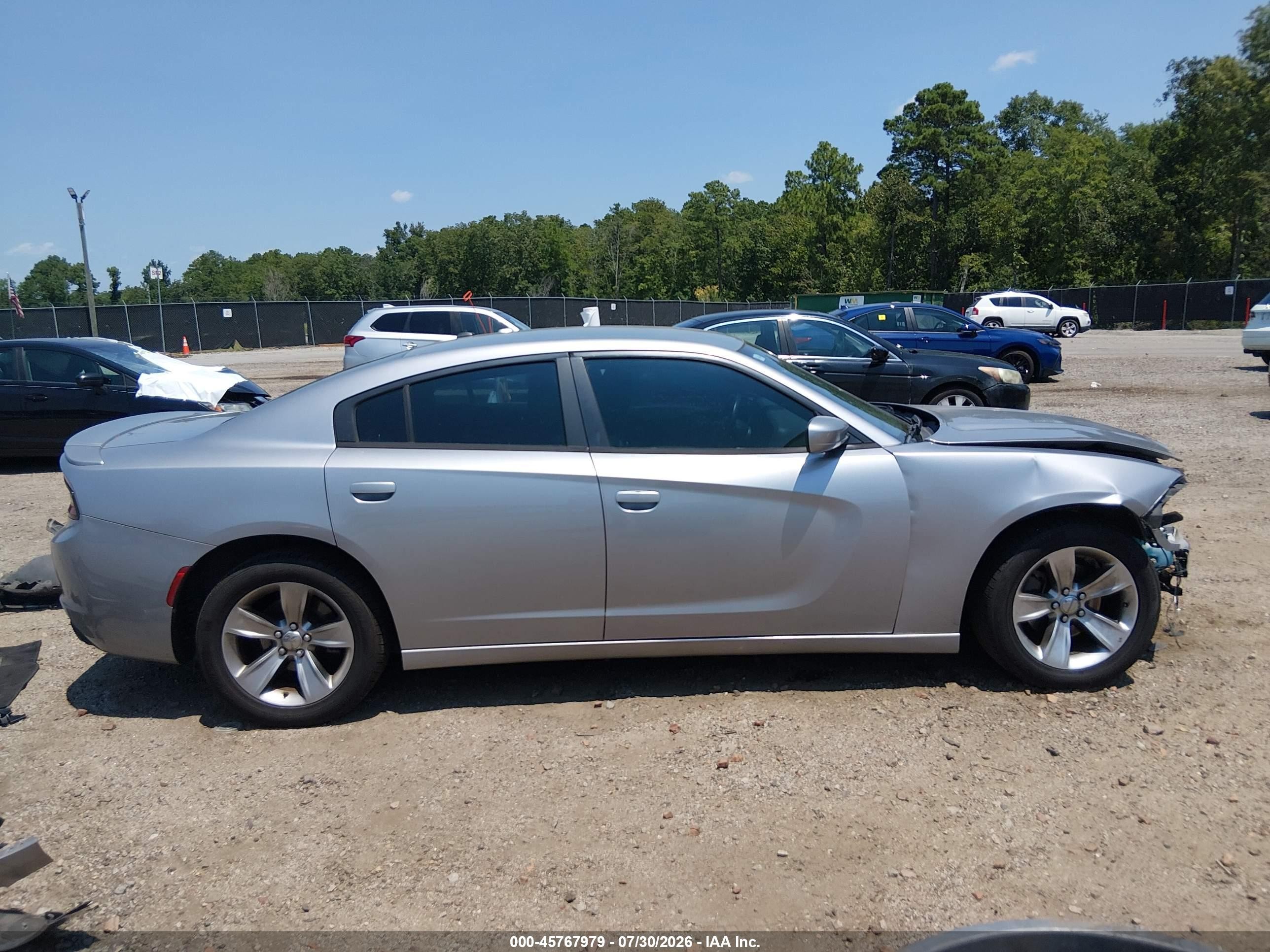 2015 Dodge Charger Se Silver vin: 2C3CDXBG9FH722290
