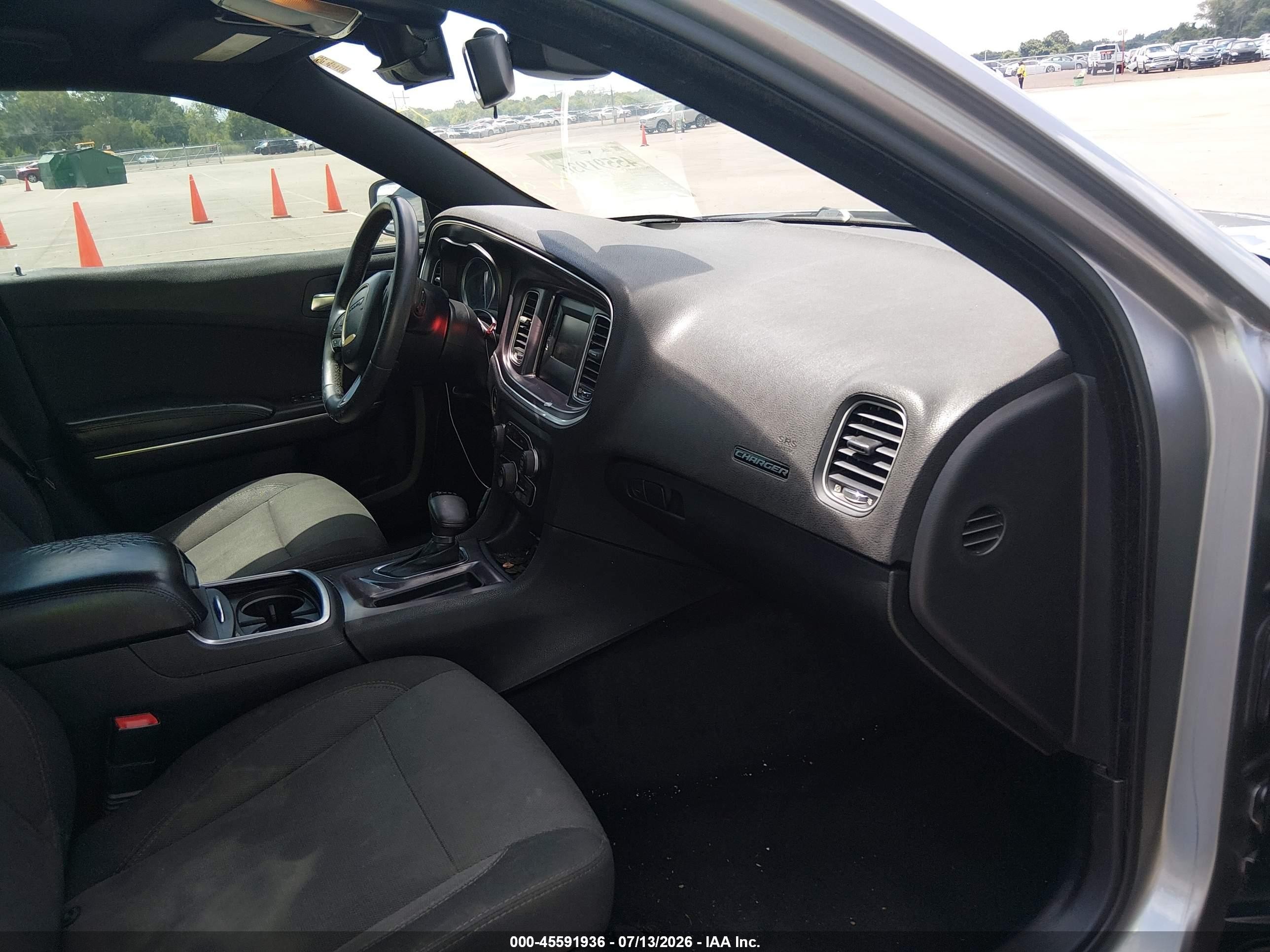 2015 Dodge Charger Se Gray vin: 2C3CDXBG9FH748727