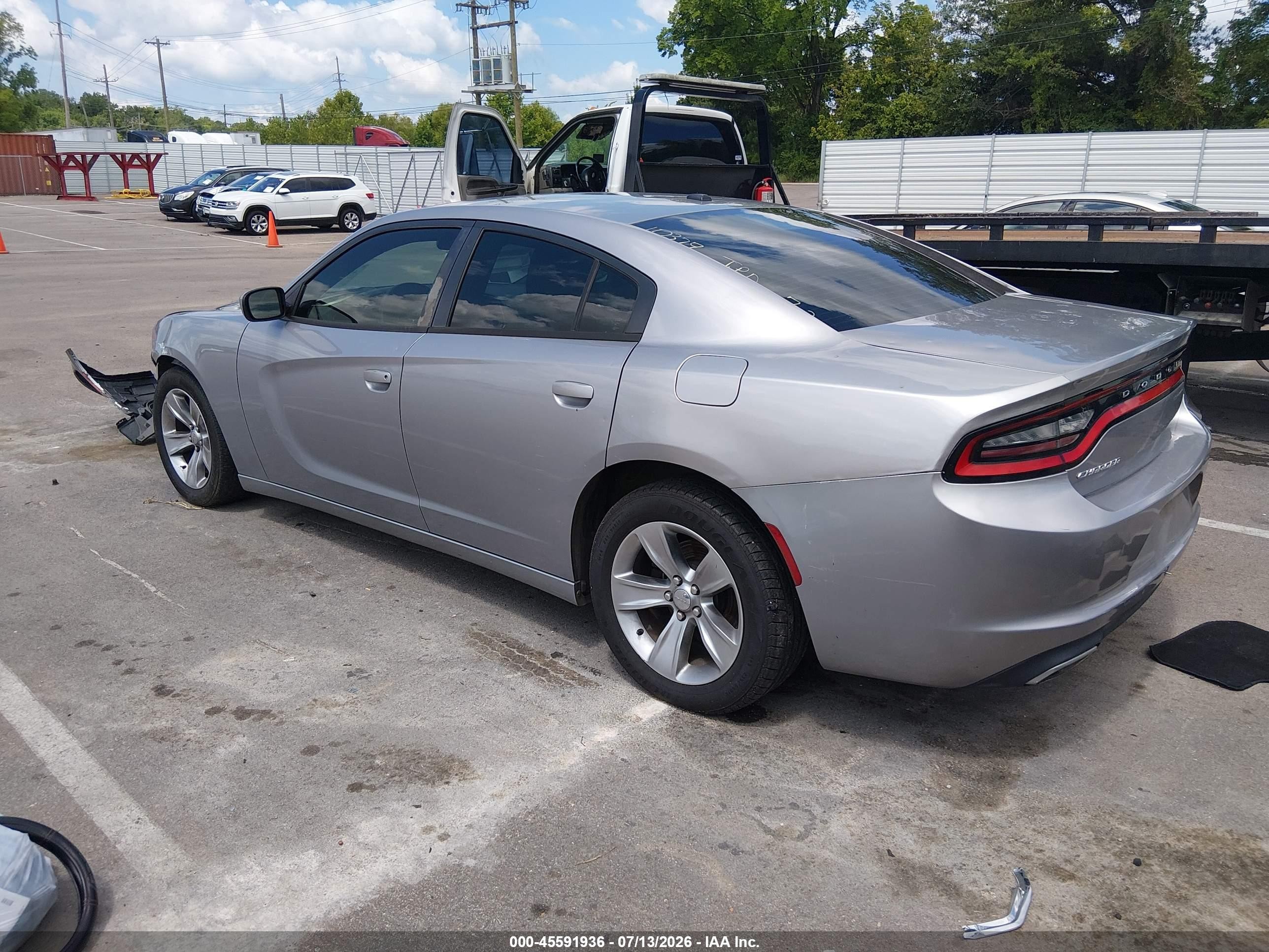 2015 Dodge Charger Se Gray vin: 2C3CDXBG9FH748727