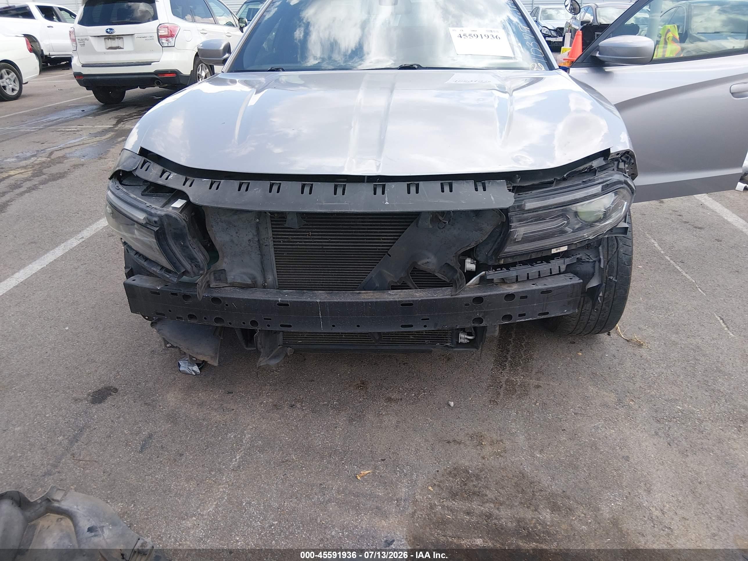 2015 Dodge Charger Se Gray vin: 2C3CDXBG9FH748727