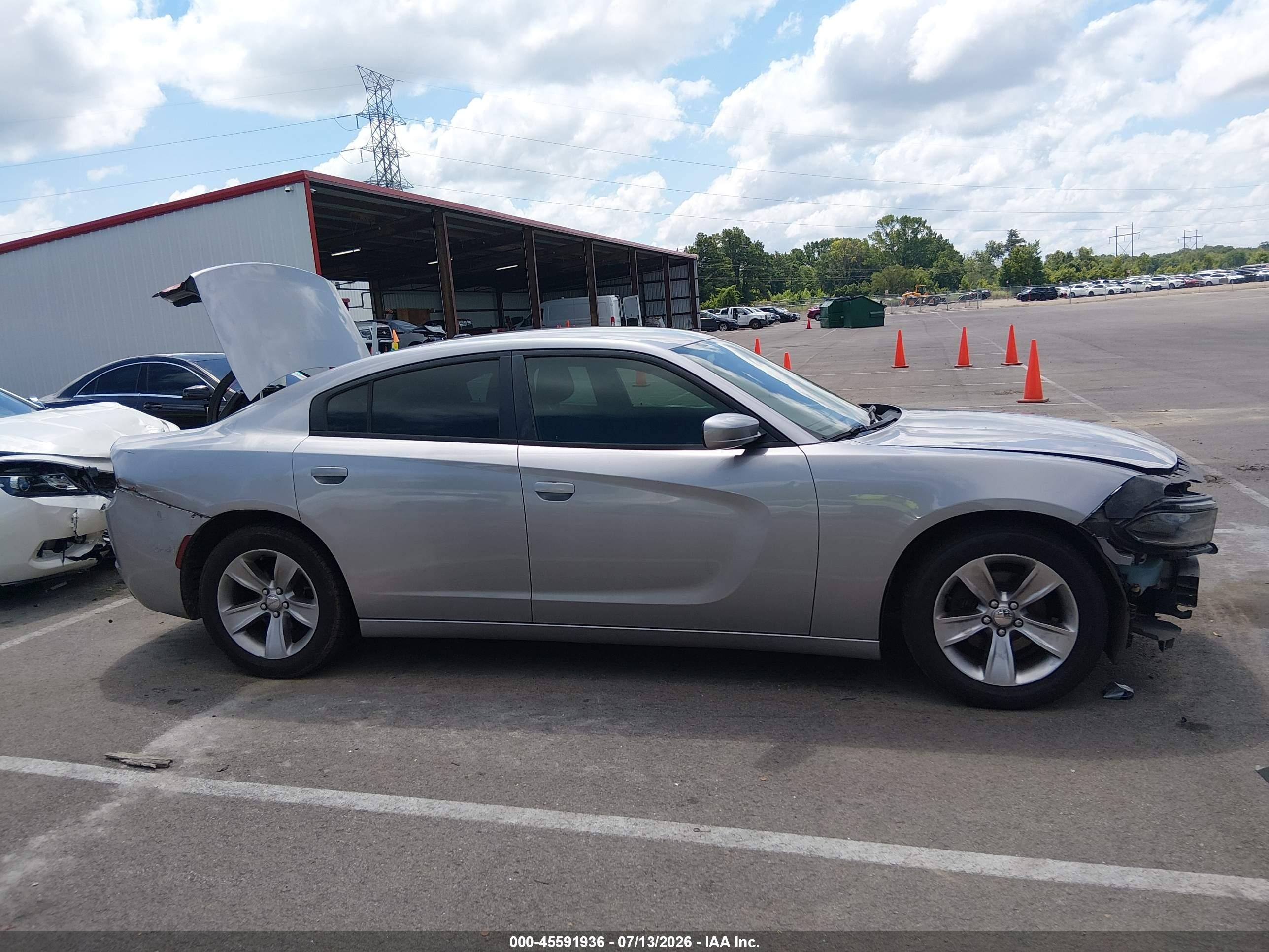 2015 Dodge Charger Se Gray vin: 2C3CDXBG9FH748727