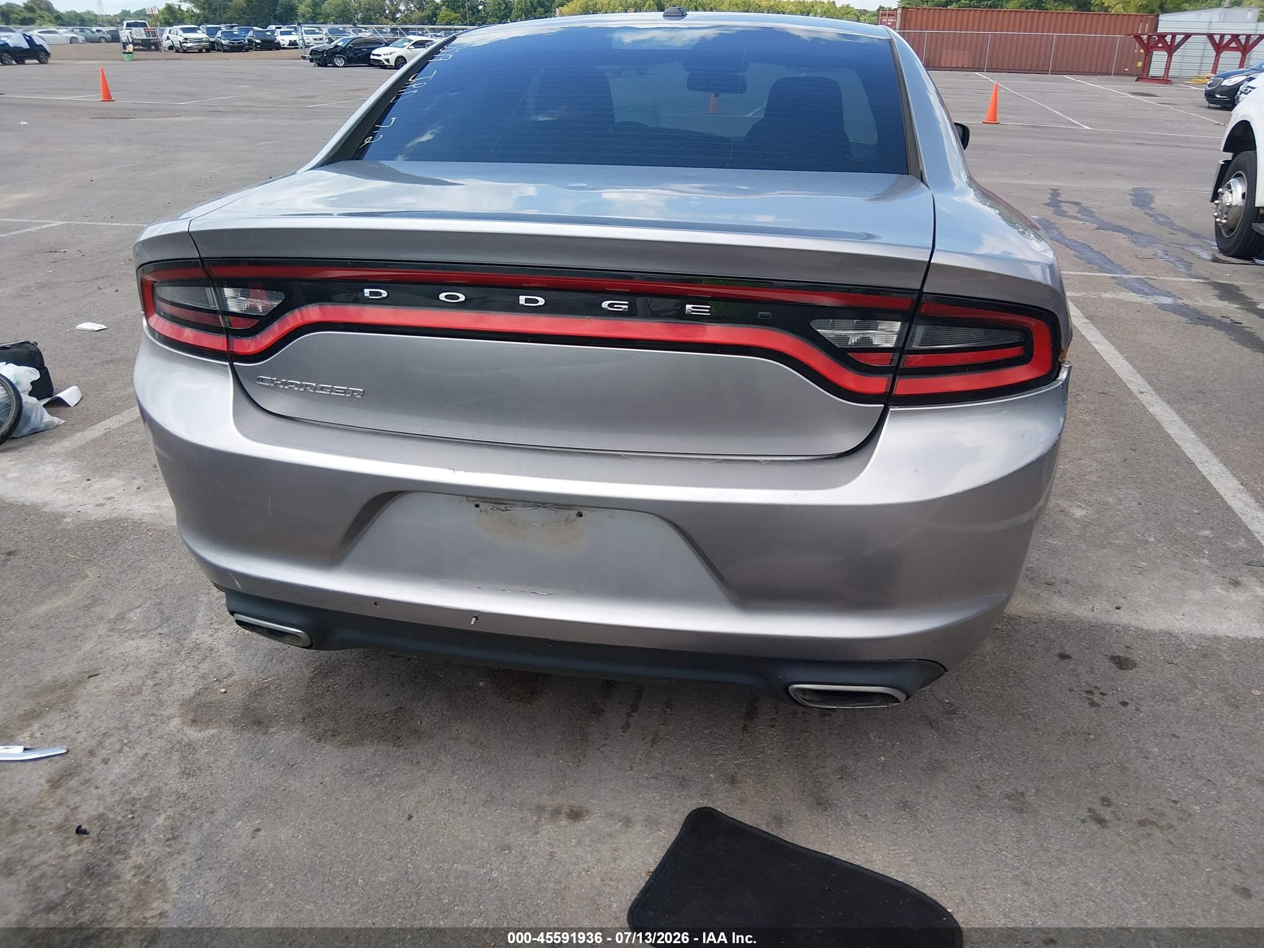 2015 Dodge Charger Se Gray vin: 2C3CDXBG9FH748727