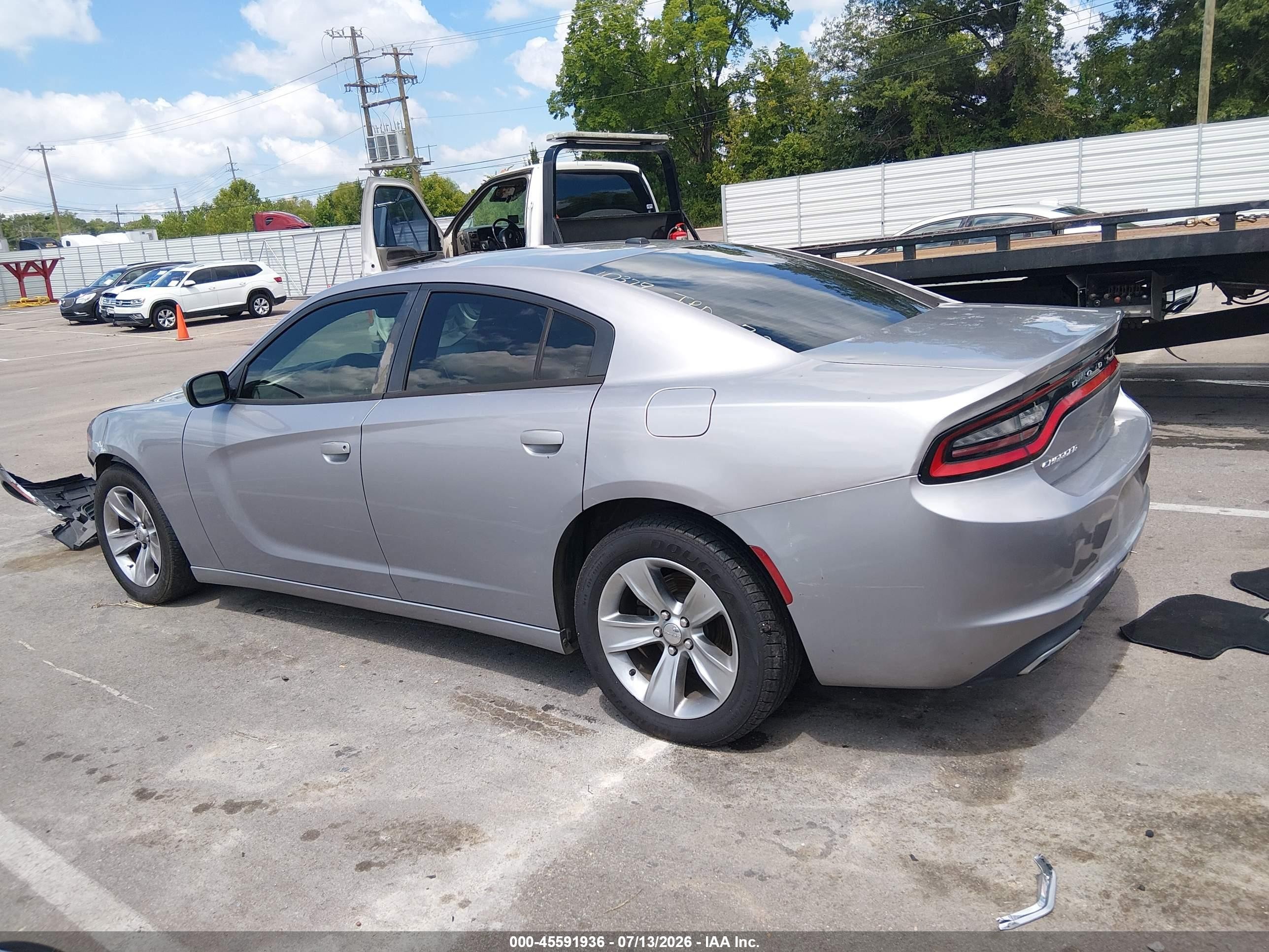 2015 Dodge Charger Se Gray vin: 2C3CDXBG9FH748727
