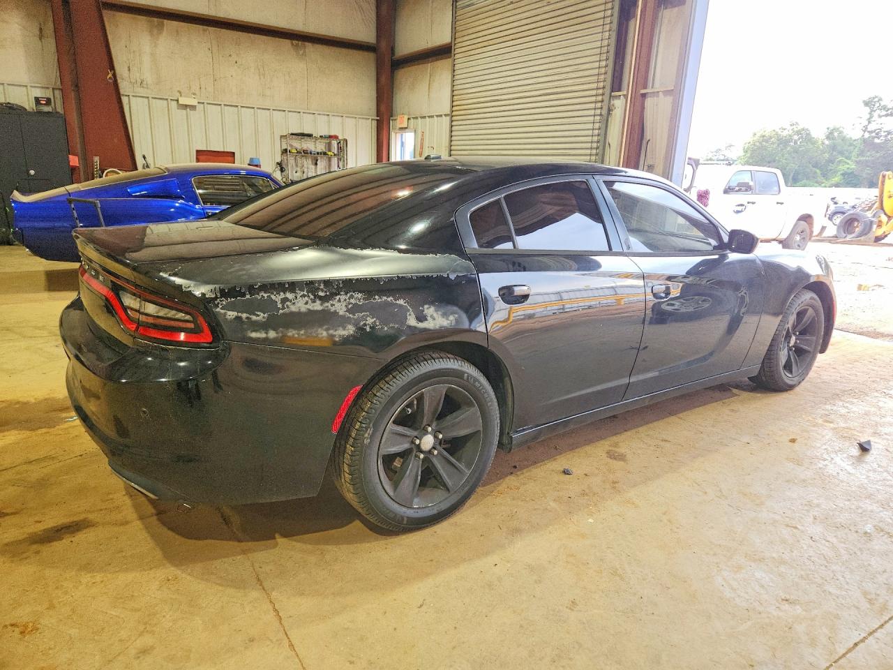 2015 Dodge Charger Se Black vin: 2C3CDXBG9FH810028