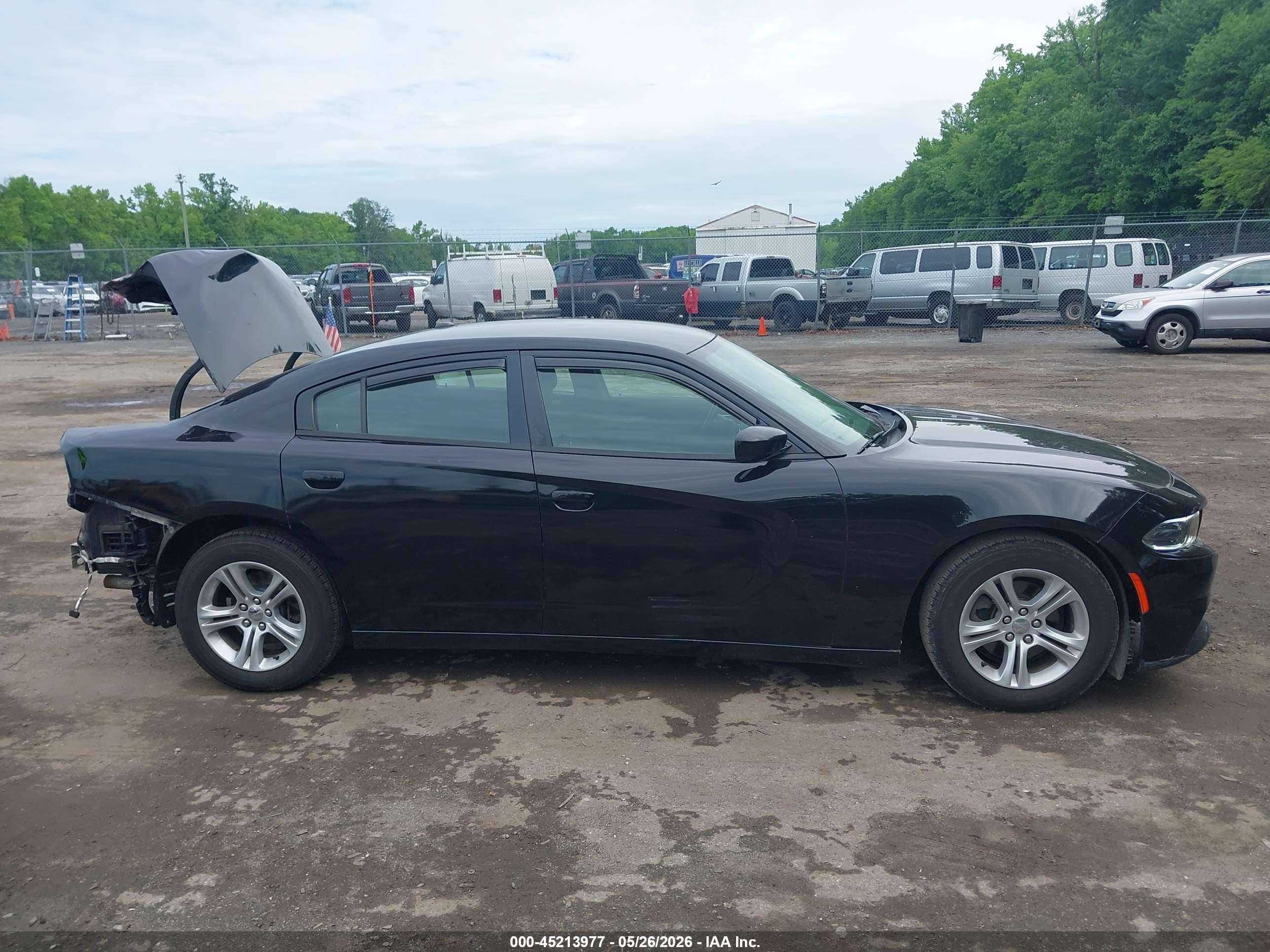 2015 Dodge Charger Se Black vin: 2C3CDXBG9FH836001