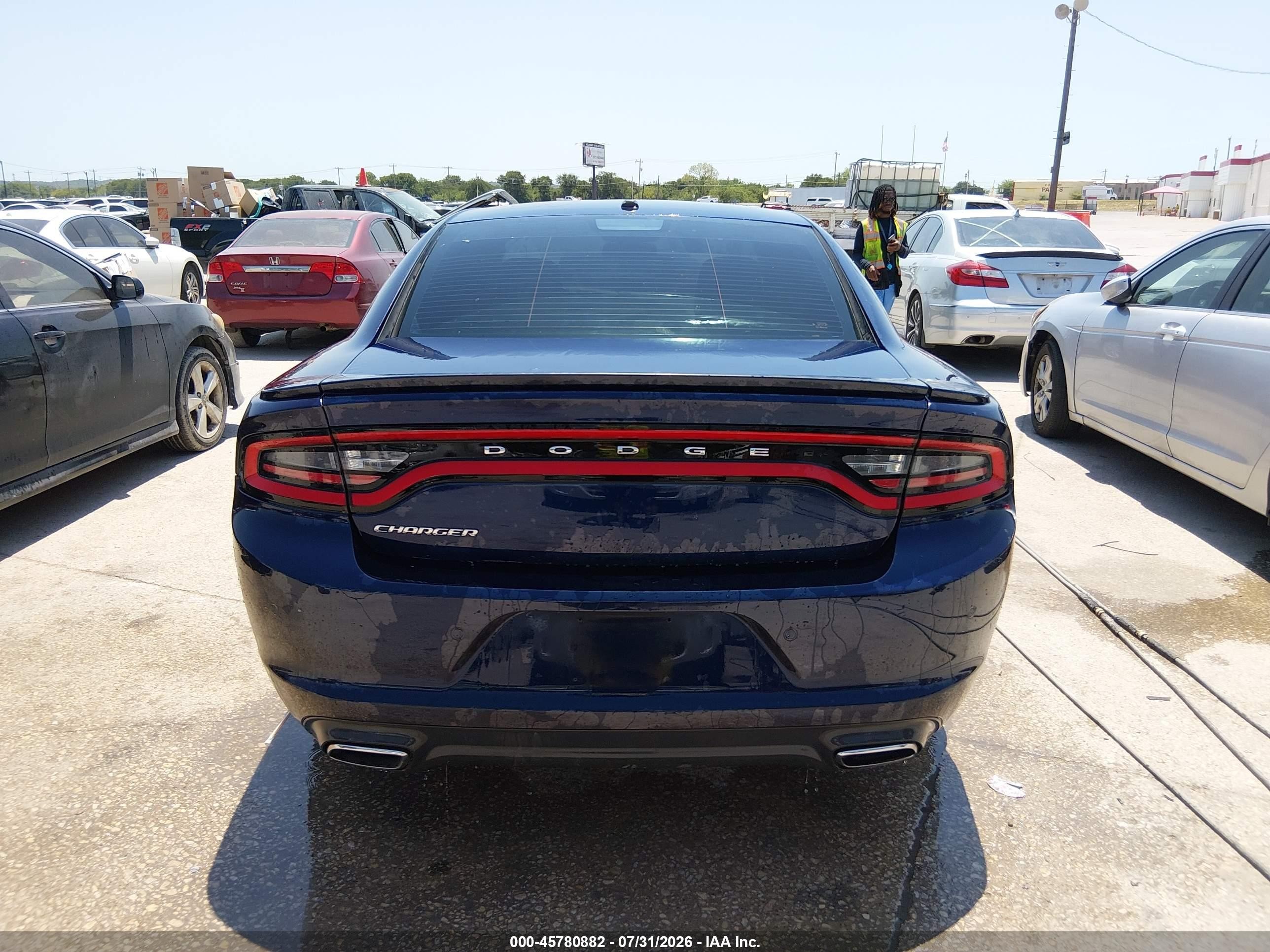 2015 Dodge Charger Se Синий vin: 2C3CDXBG9FH902644