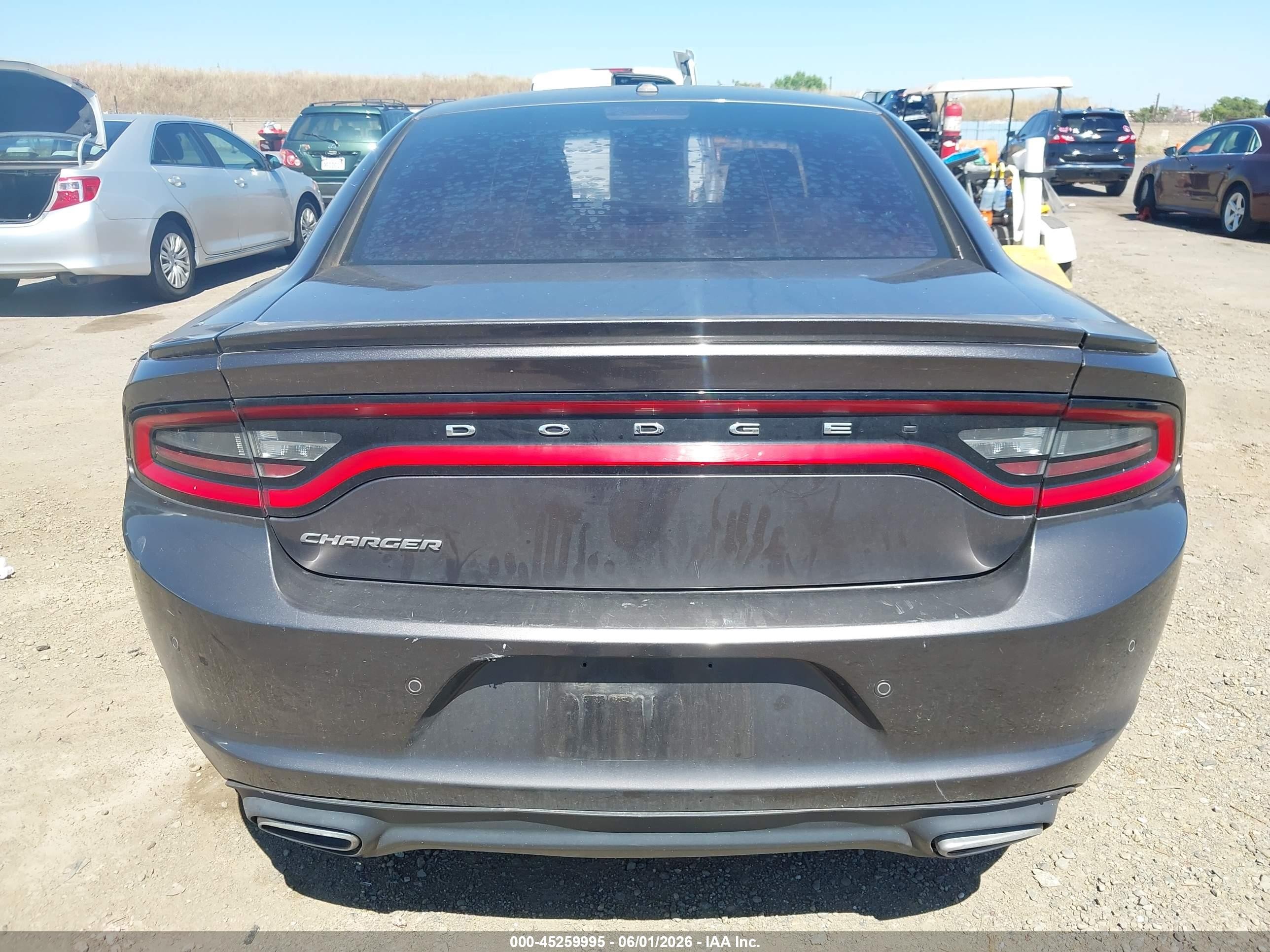 2015 Dodge Charger Se Gray vin: 2C3CDXBG9FH908010