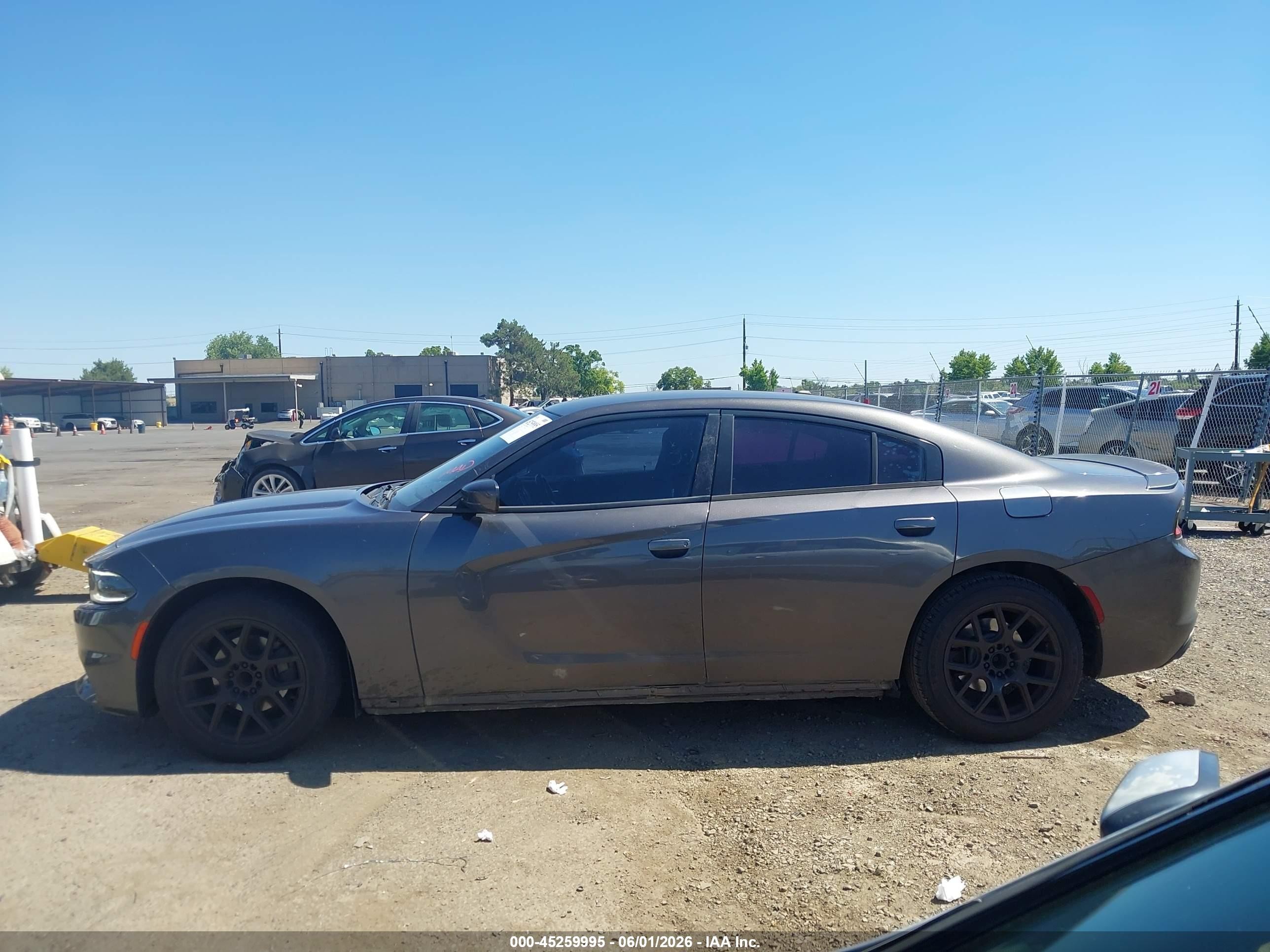 2015 Dodge Charger Se Gray vin: 2C3CDXBG9FH908010