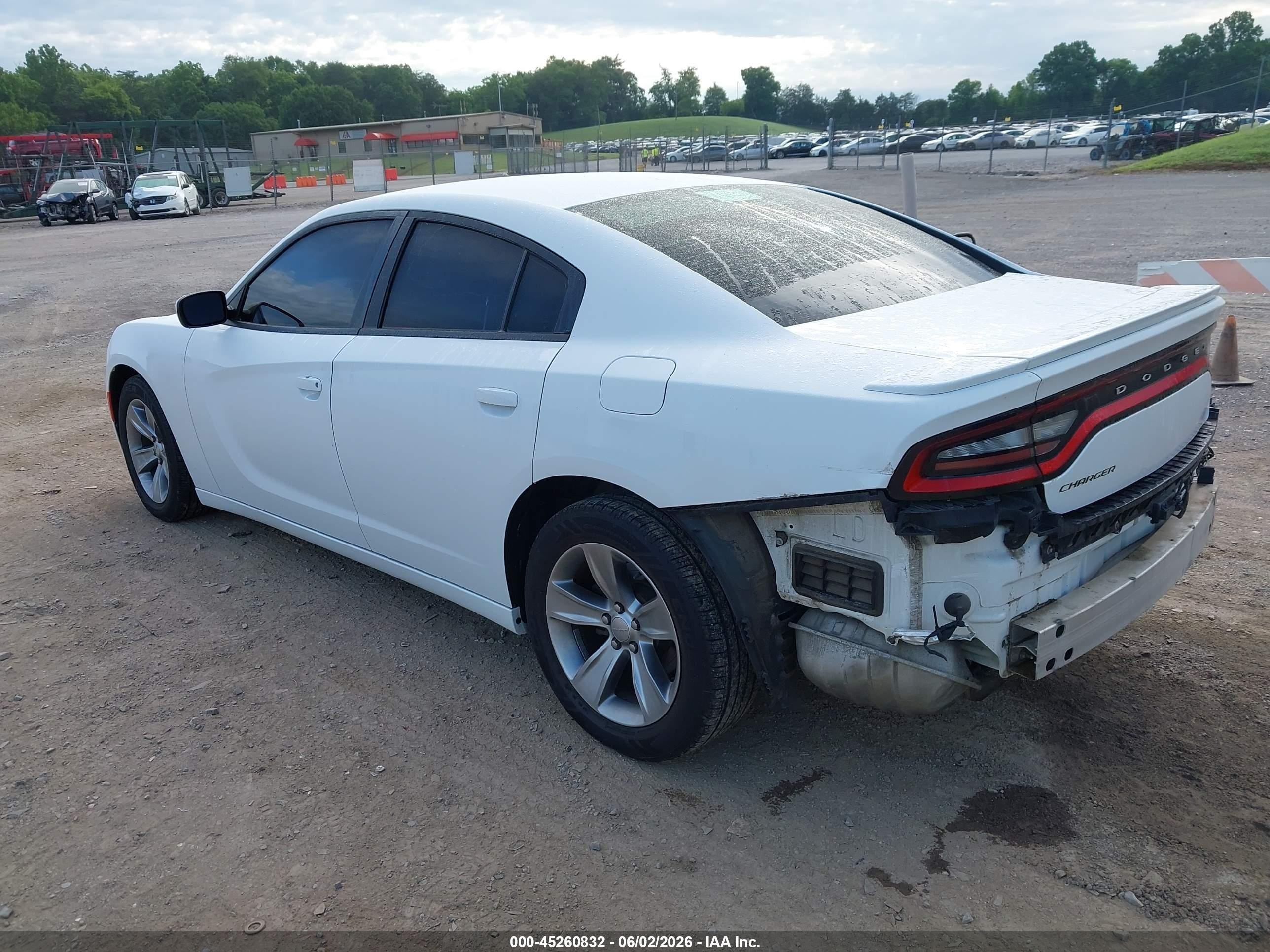 2015 Dodge Charger Se White vin: 2C3CDXBG9FH917872