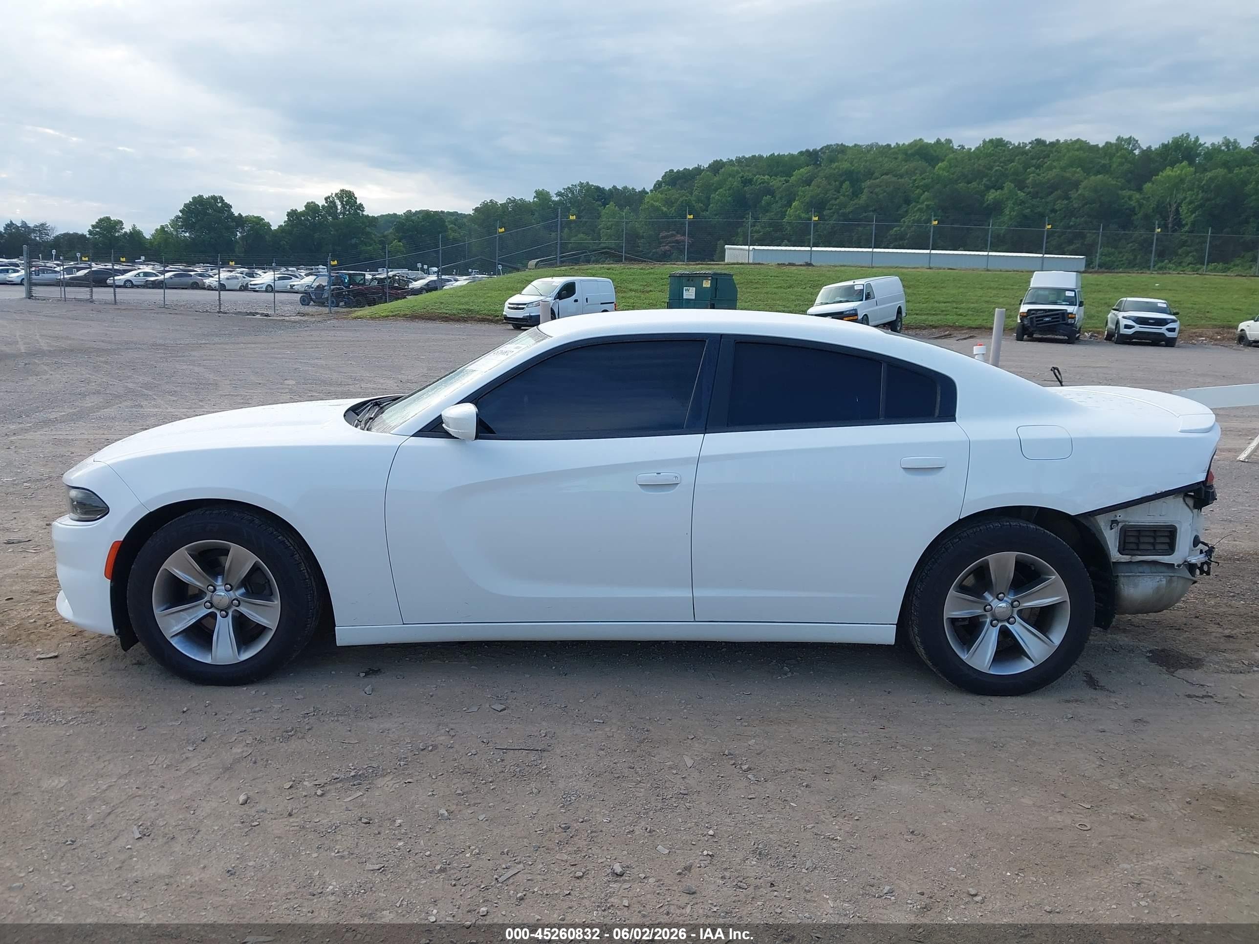 2015 Dodge Charger Se White vin: 2C3CDXBG9FH917872