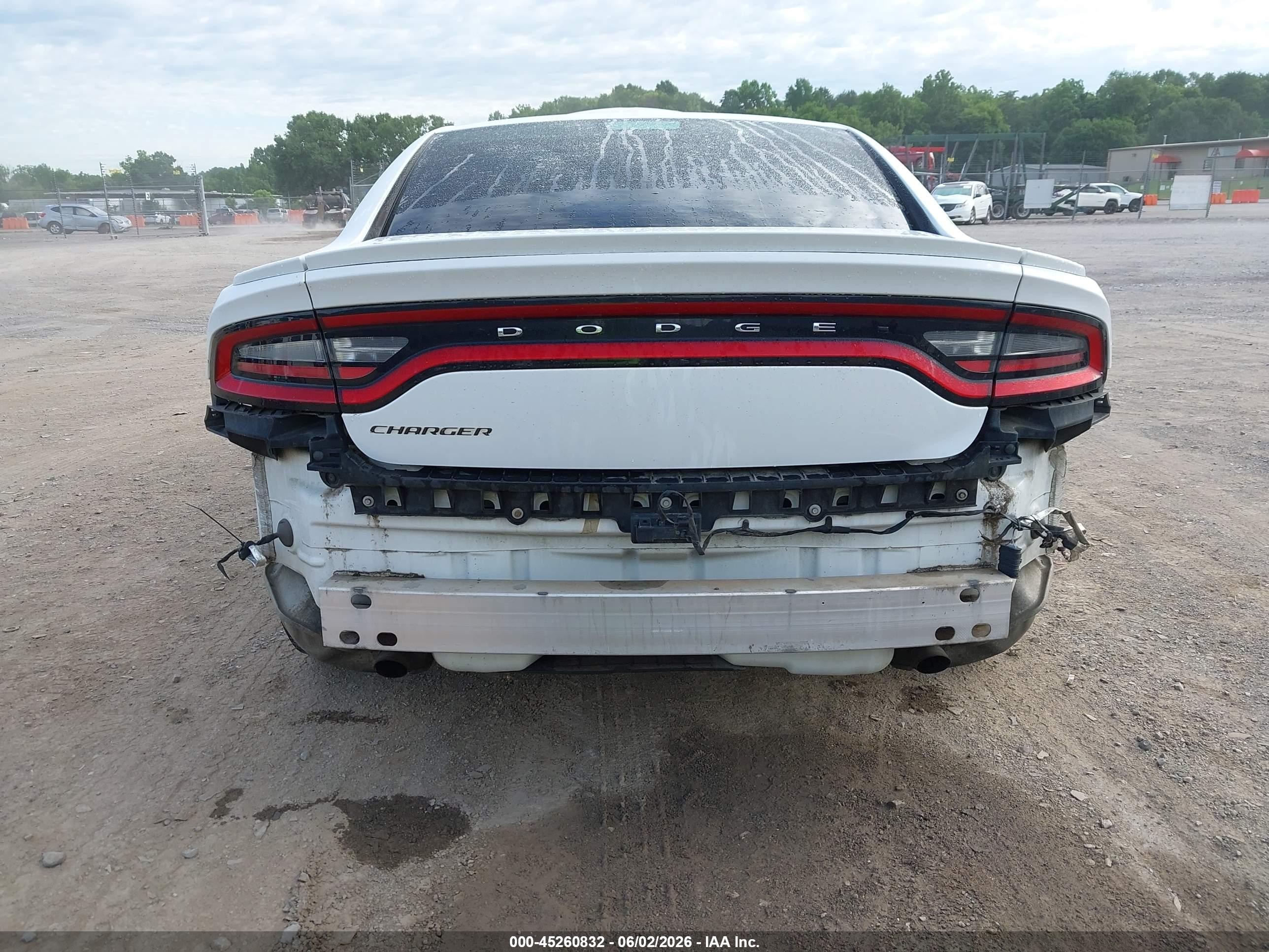 2015 Dodge Charger Se White vin: 2C3CDXBG9FH917872