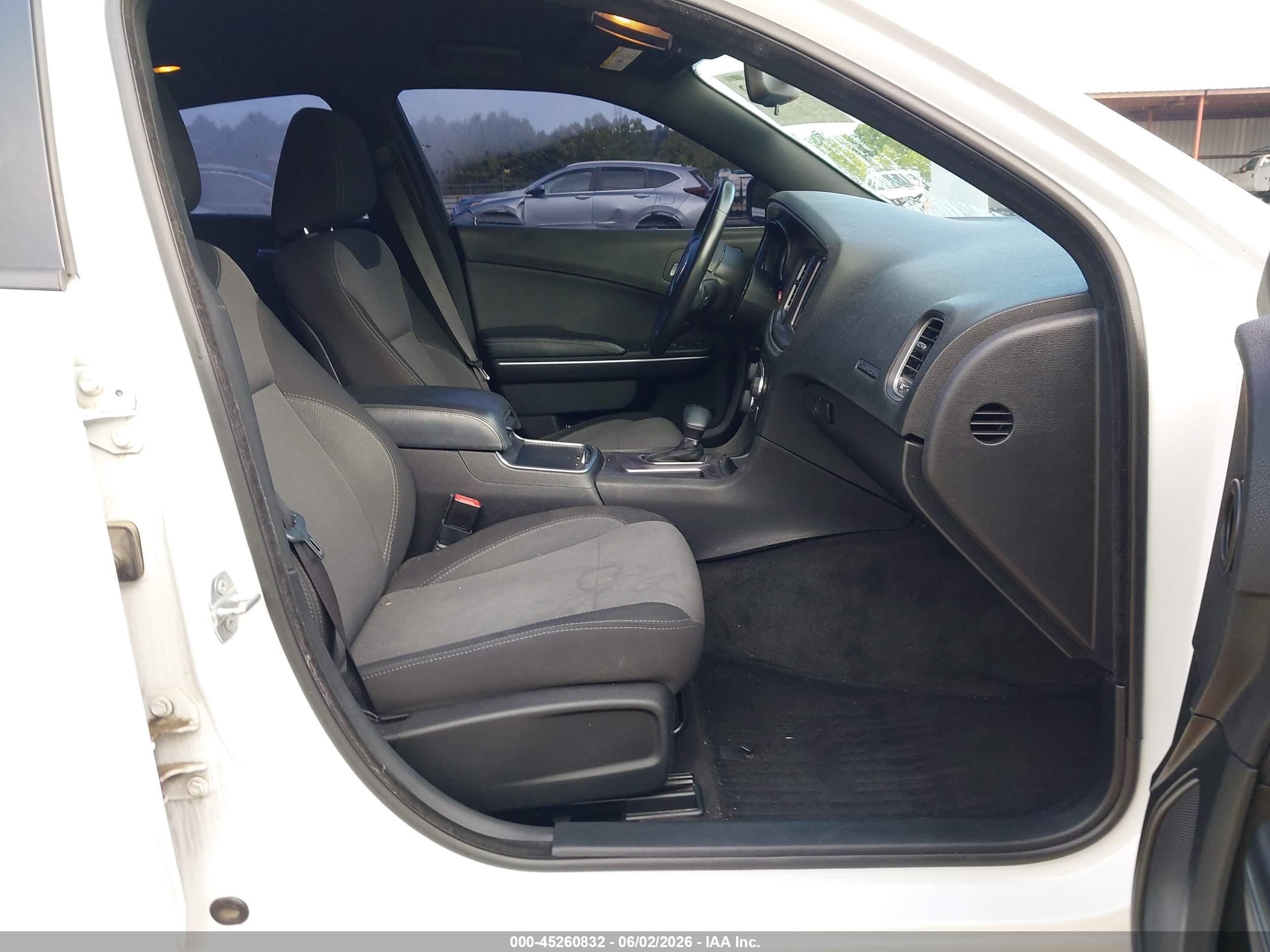 2015 Dodge Charger Se White vin: 2C3CDXBG9FH917872