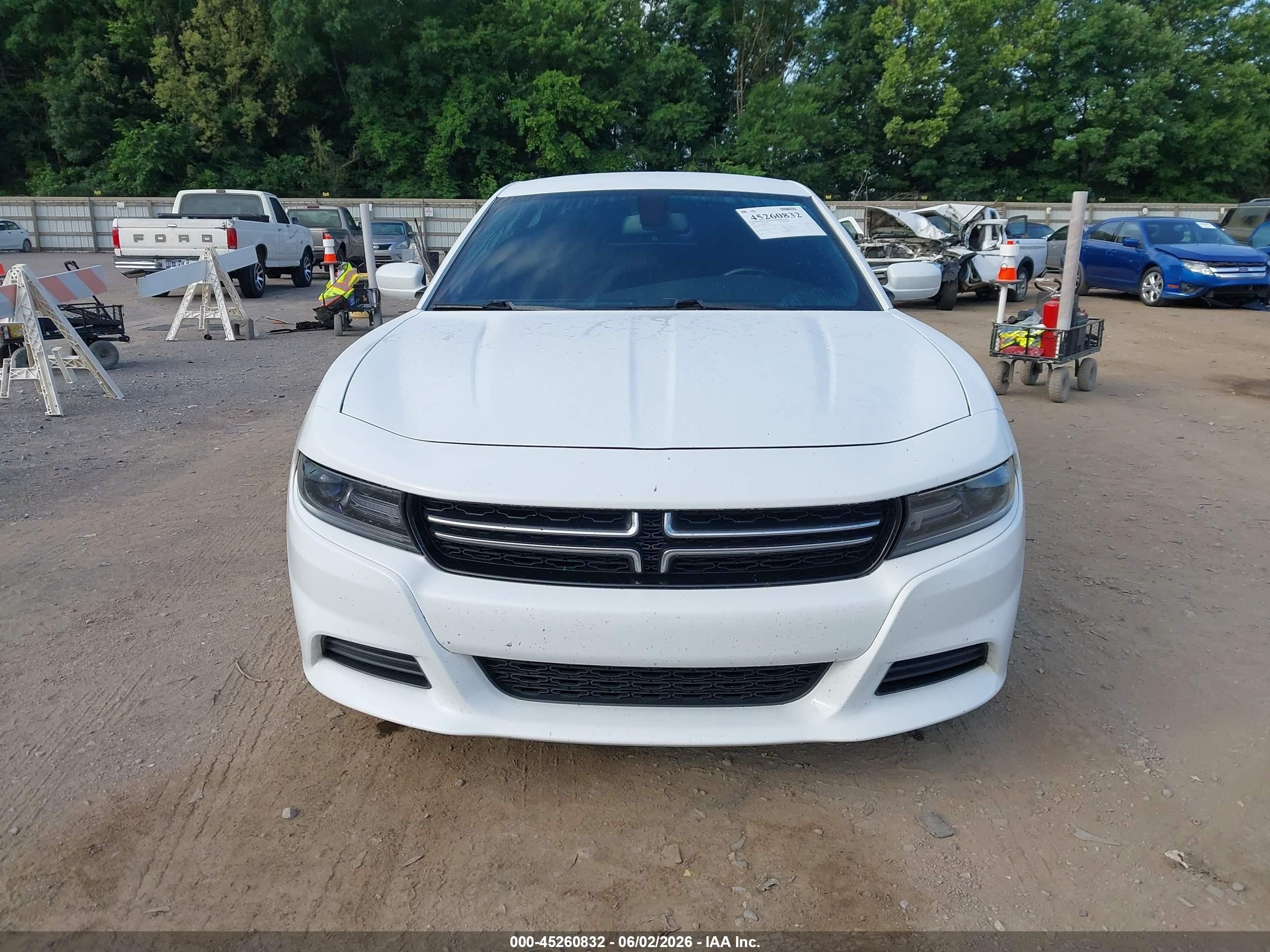 2015 Dodge Charger Se White vin: 2C3CDXBG9FH917872