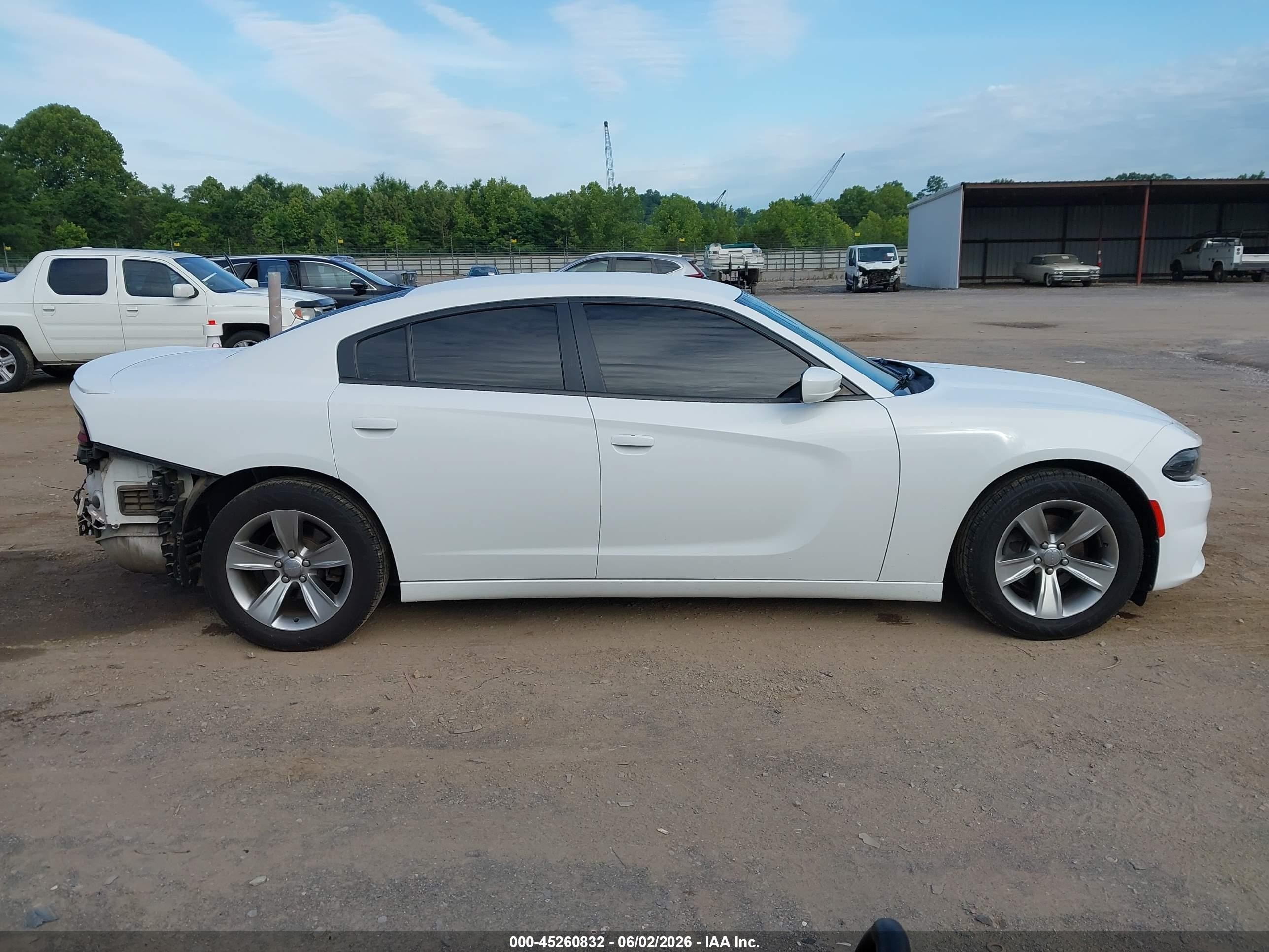 2015 Dodge Charger Se White vin: 2C3CDXBG9FH917872