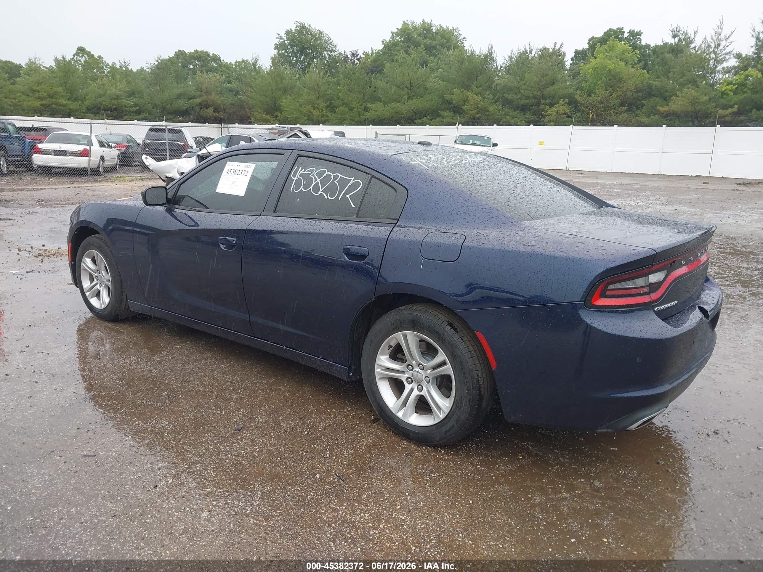 2015 Dodge Charger Se Navy vin: 2C3CDXBG9FH927656