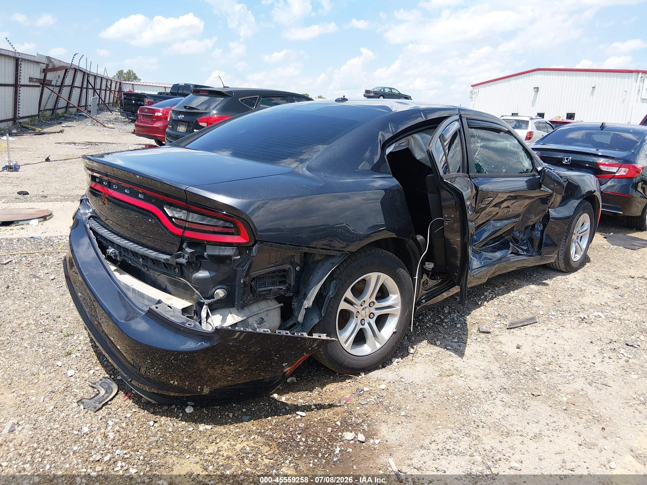 2016 Dodge Charger Se Черный vin: 2C3CDXBG9GH103030