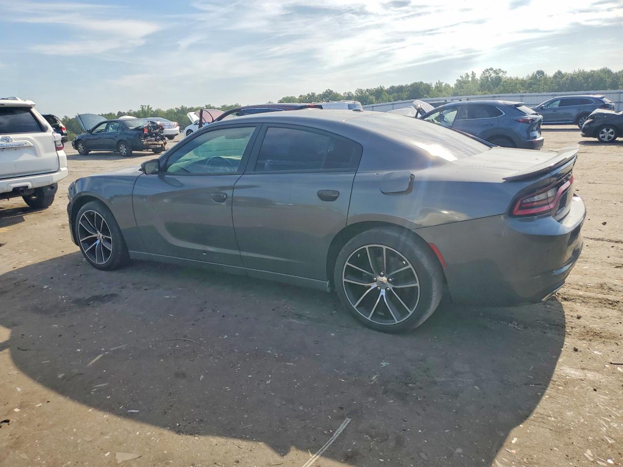 2019 Dodge Charger Sxt Gray vin: 2C3CDXBG9KH615461
