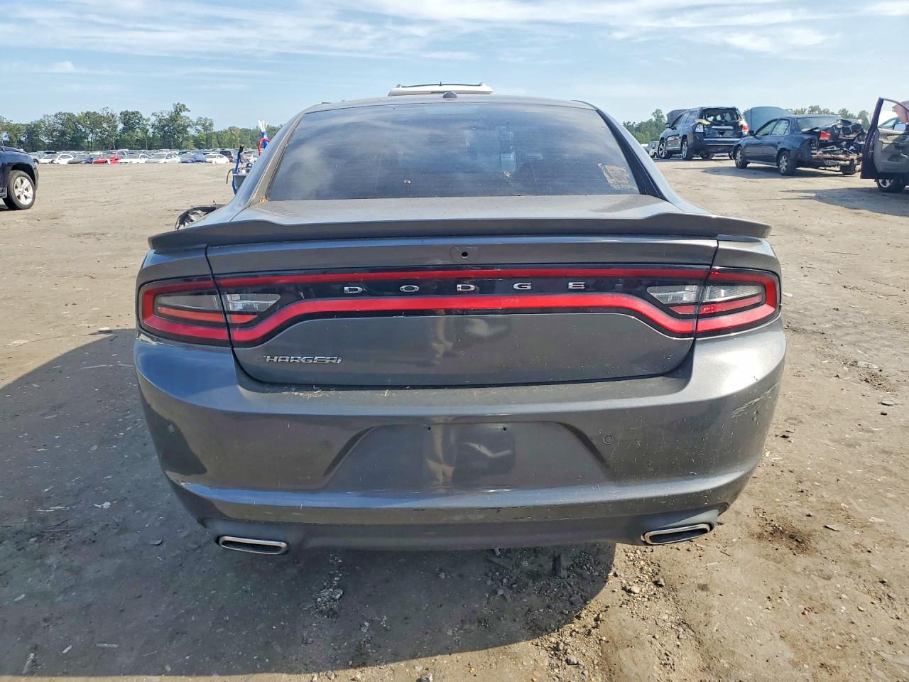 2019 Dodge Charger Sxt Gray vin: 2C3CDXBG9KH615461