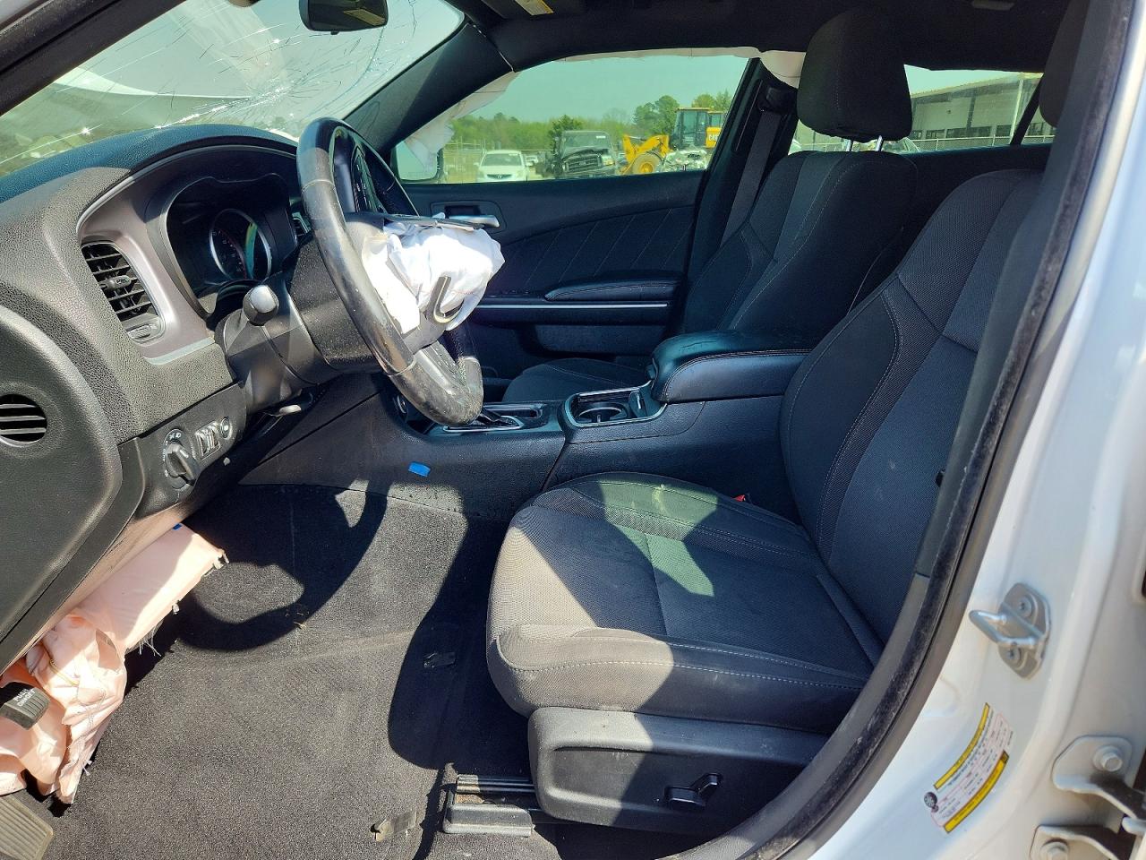 2019 Dodge Charger Sxt White vin: 2C3CDXBG9KH720260
