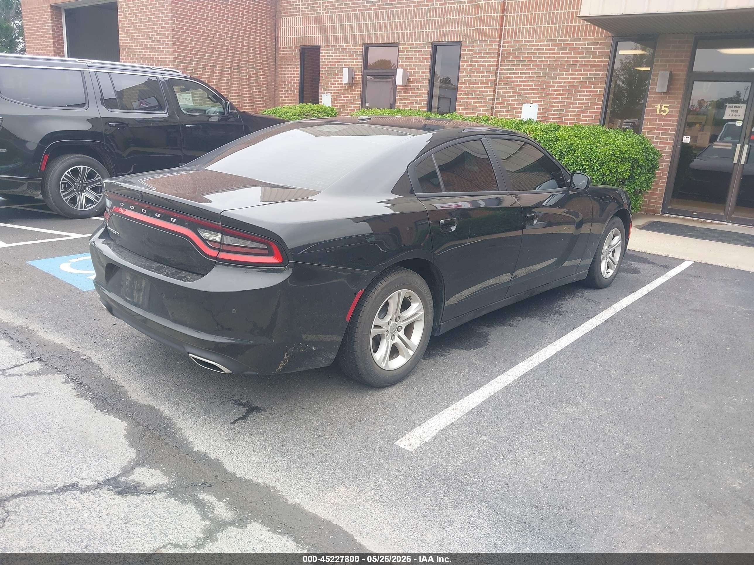 2020 Dodge Charger Sxt Rwd Black vin: 2C3CDXBG9LH190129