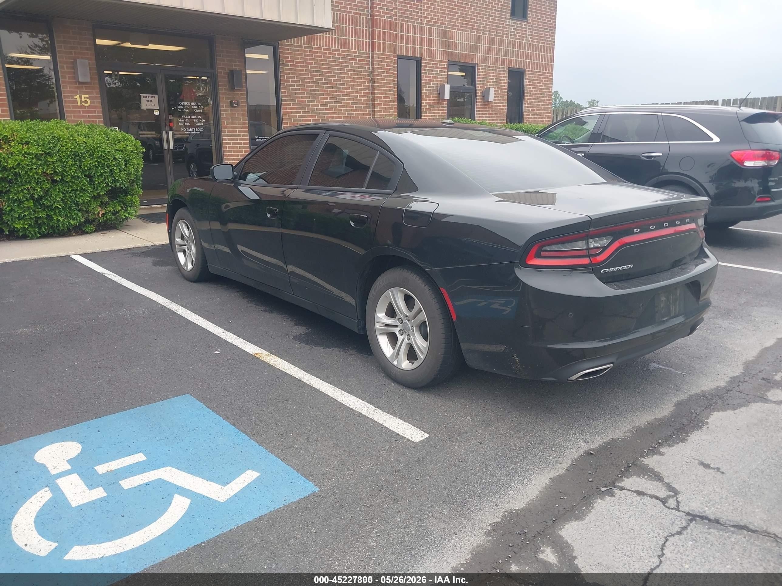 2020 Dodge Charger Sxt Rwd Black vin: 2C3CDXBG9LH190129