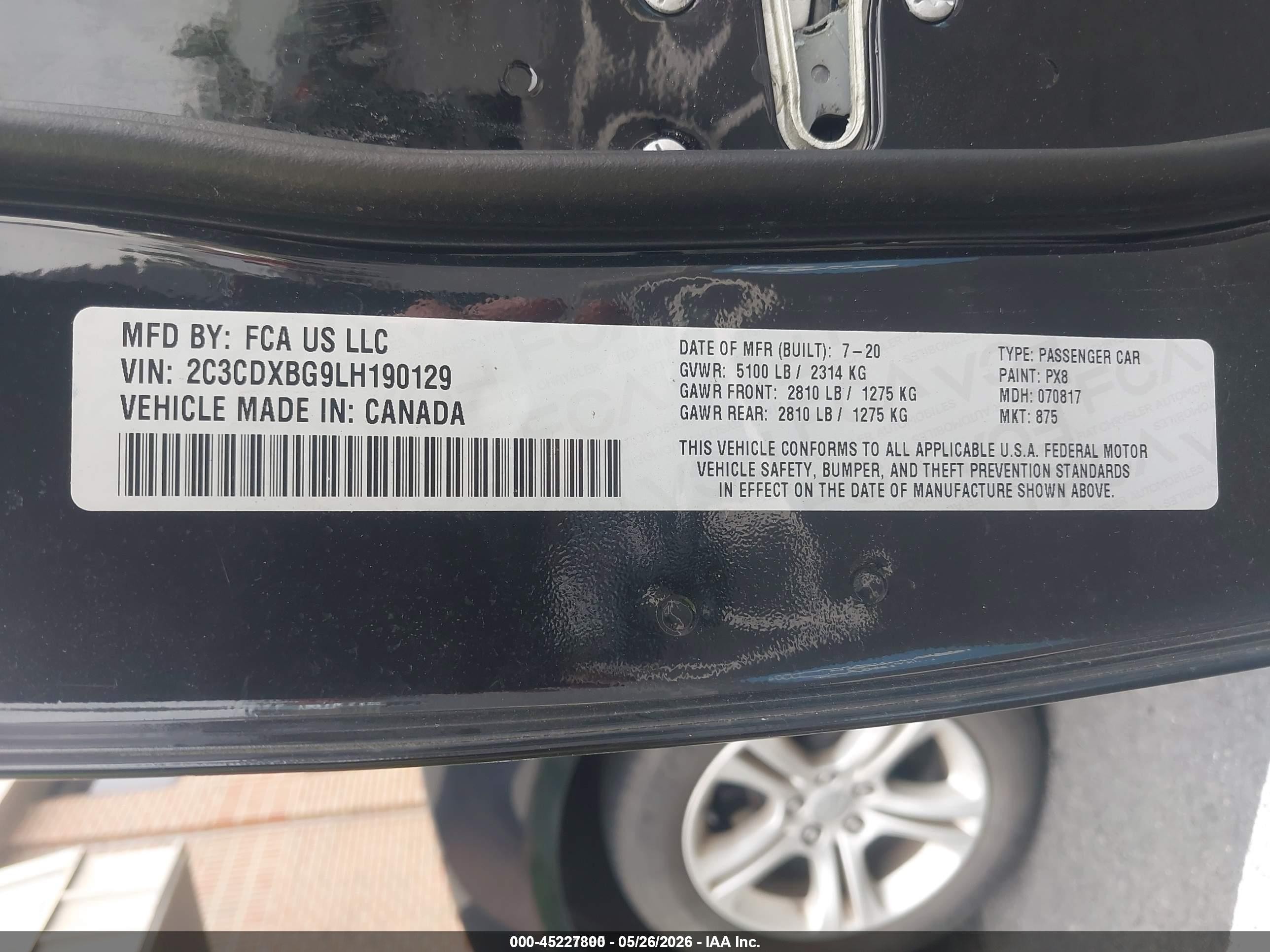 2020 Dodge Charger Sxt Rwd Black vin: 2C3CDXBG9LH190129