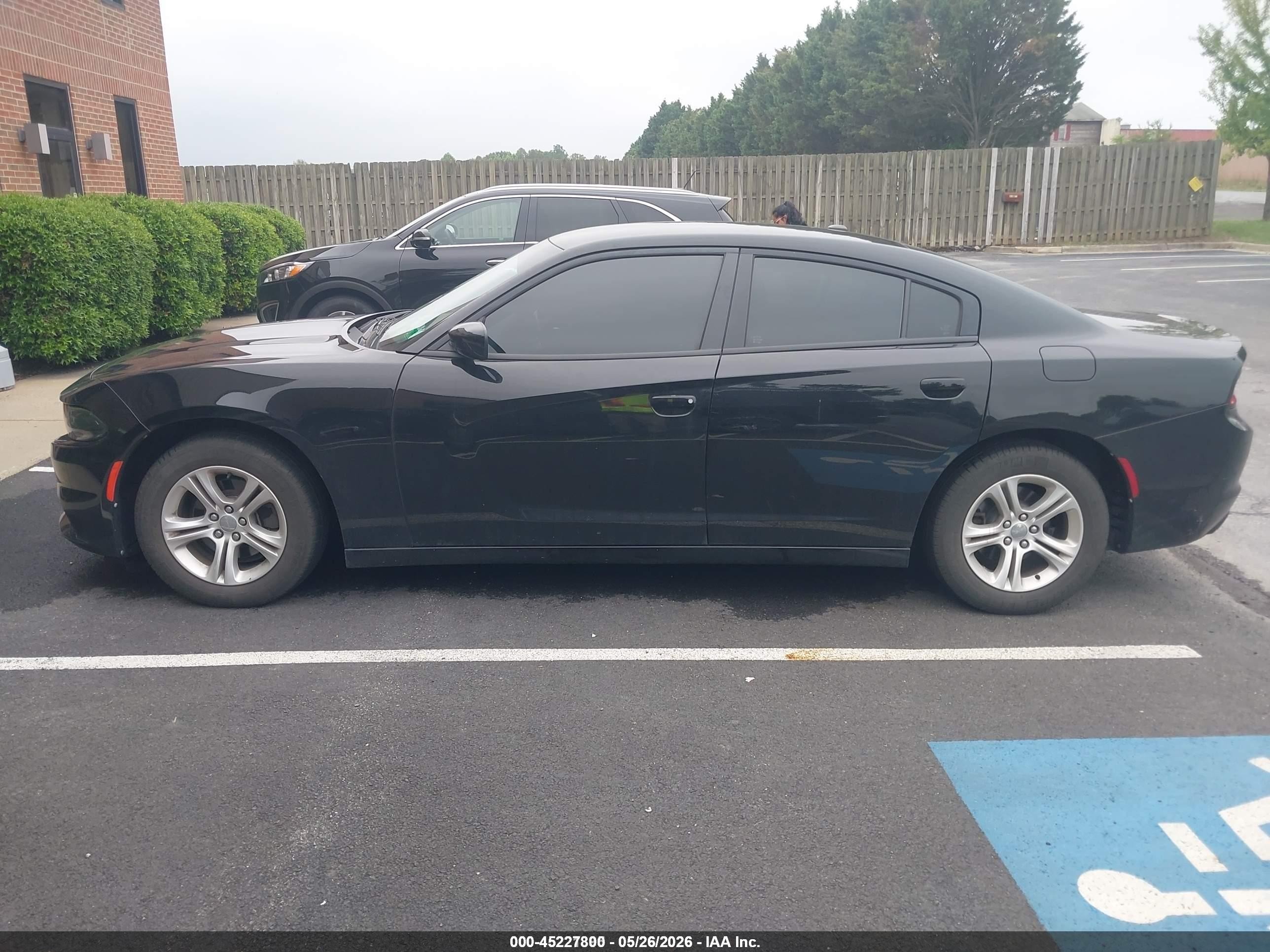 2020 Dodge Charger Sxt Rwd Black vin: 2C3CDXBG9LH190129
