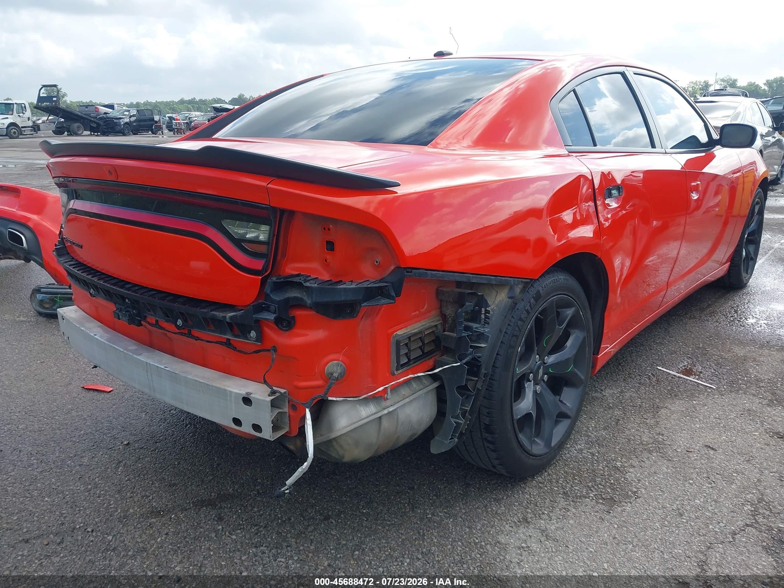 2020 Dodge Charger Sxt Rwd Orange vin: 2C3CDXBG9LH245422