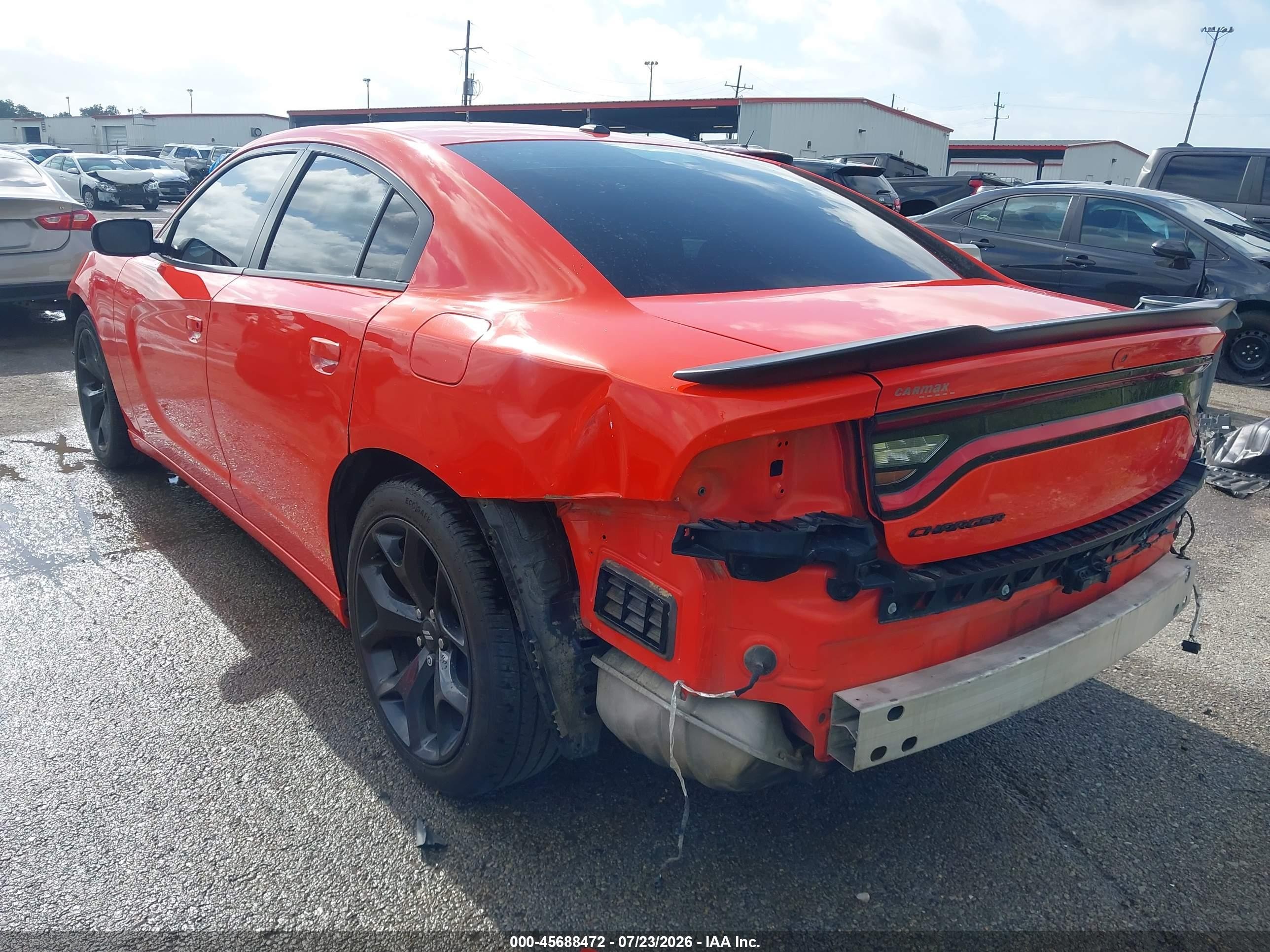 2020 Dodge Charger Sxt Rwd Orange vin: 2C3CDXBG9LH245422