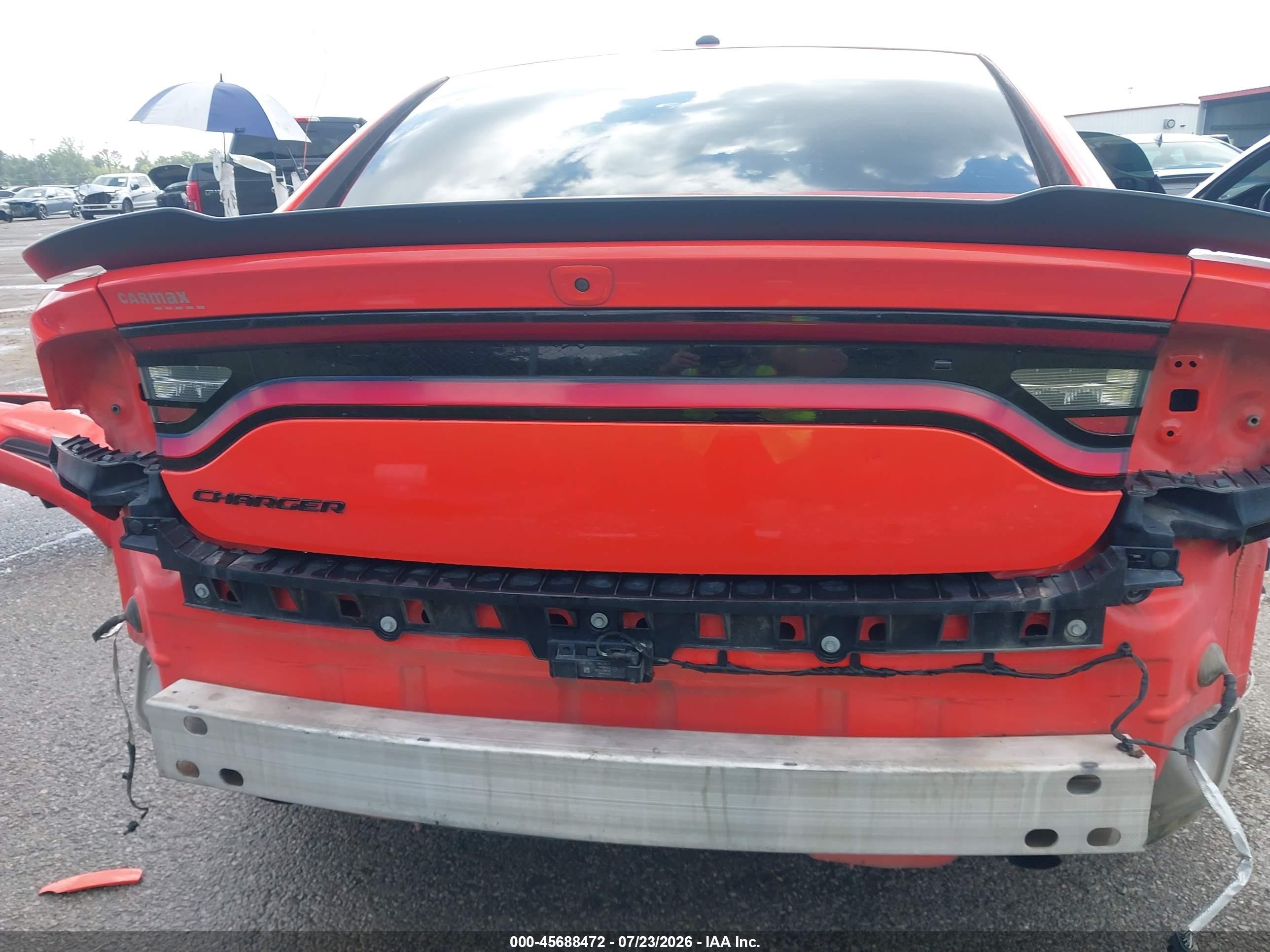 2020 Dodge Charger Sxt Rwd Orange vin: 2C3CDXBG9LH245422