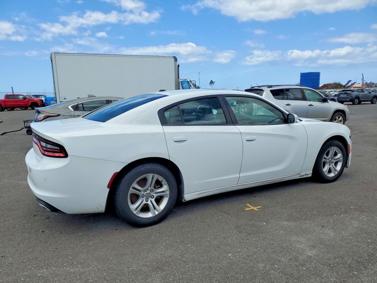 2021 Dodge Charger Sxt White vin: 2C3CDXBG9MH522202