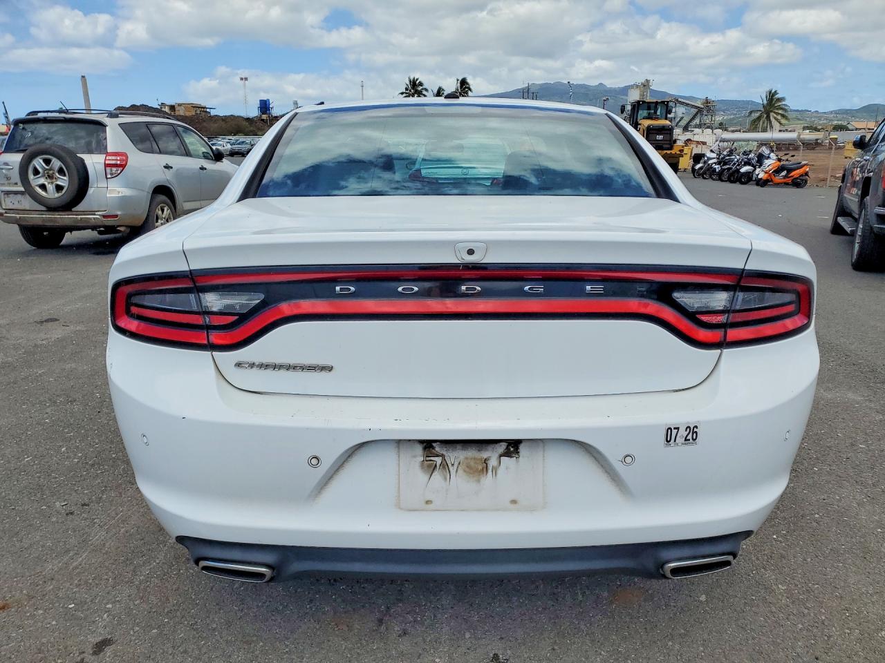 2021 Dodge Charger Sxt White vin: 2C3CDXBG9MH522202