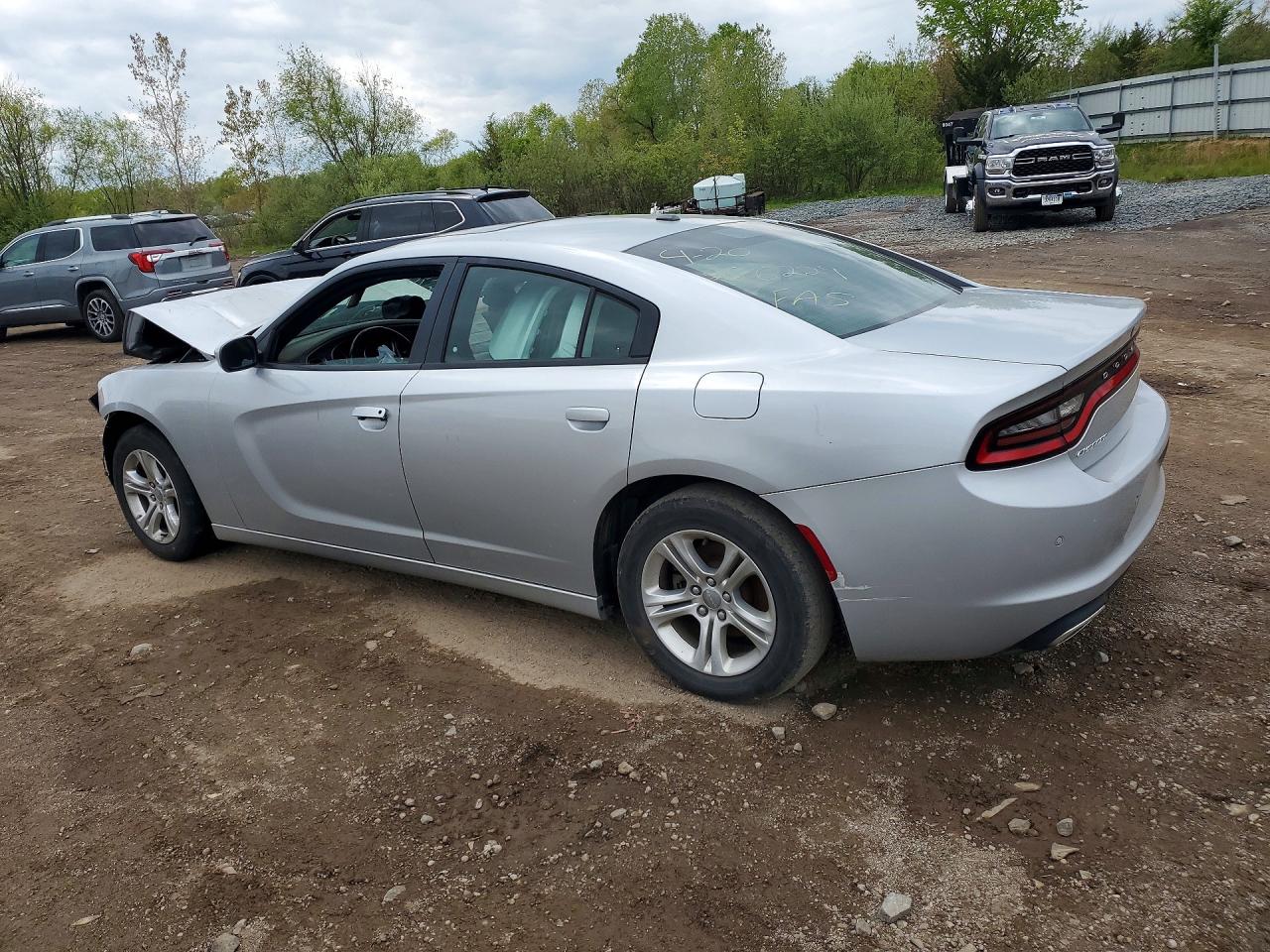 2021 Dodge Charger Sxt Silver vin: 2C3CDXBG9MH624406