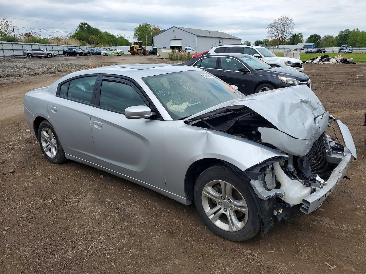 2021 Dodge Charger Sxt Silver vin: 2C3CDXBG9MH624406