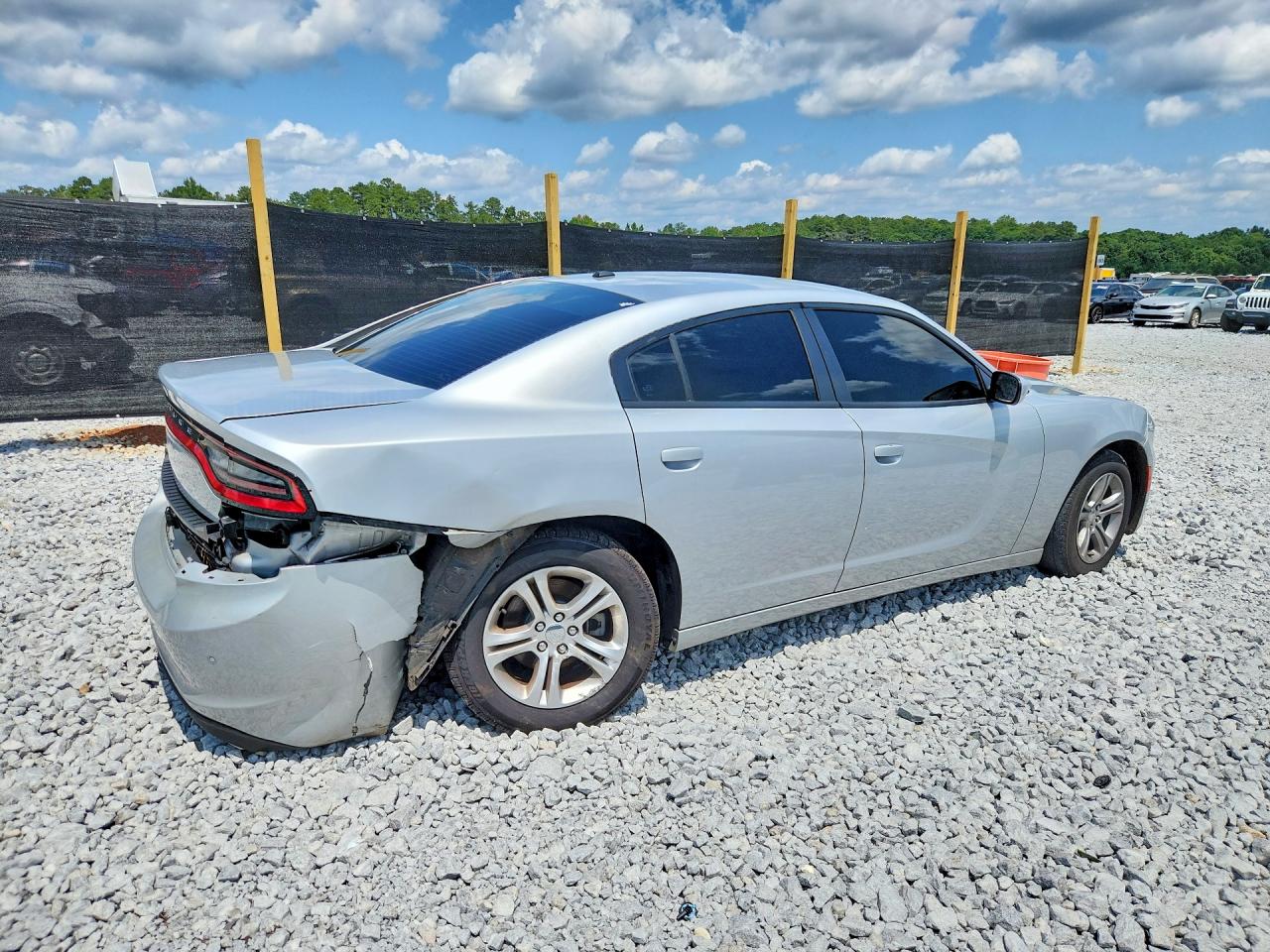 2021 Dodge Charger Sxt Silver vin: 2C3CDXBG9MH632327