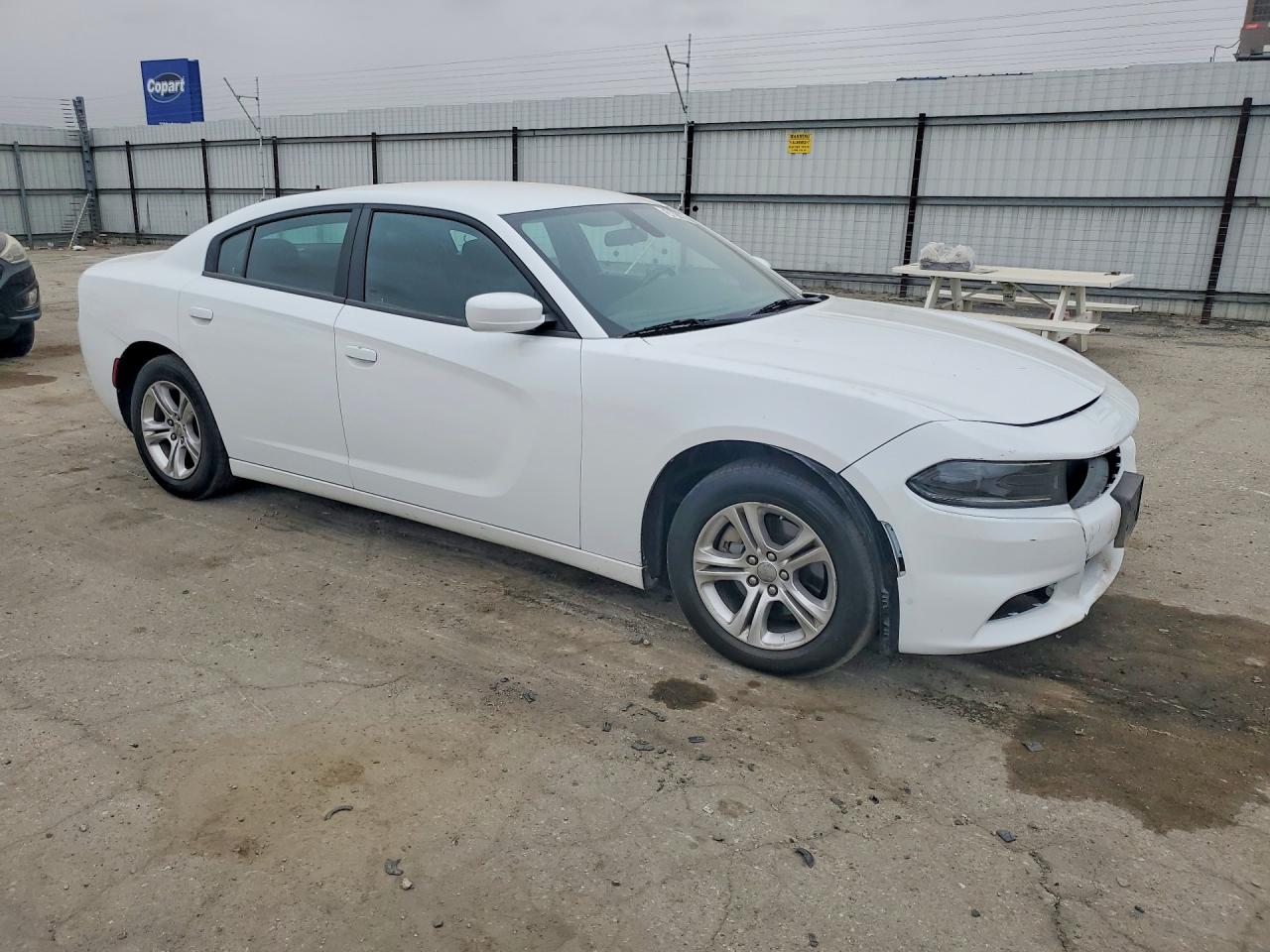 2022 Dodge Charger Sxt White vin: 2C3CDXBG9NH160986