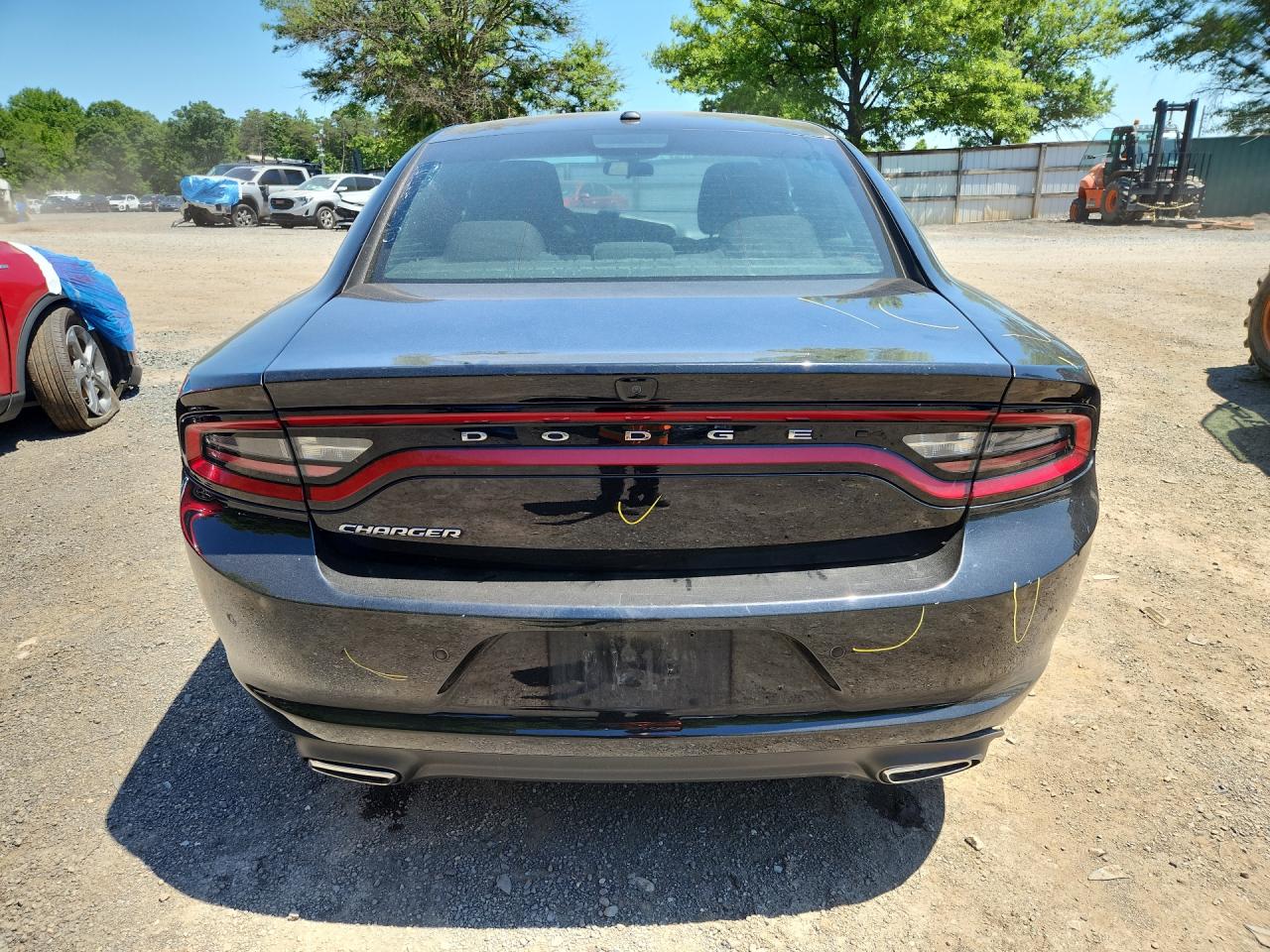 2022 Dodge Charger Sxt Black vin: 2C3CDXBG9NH224153 Damage: Rear Bumper, Multiple Scratches Heavy, 4