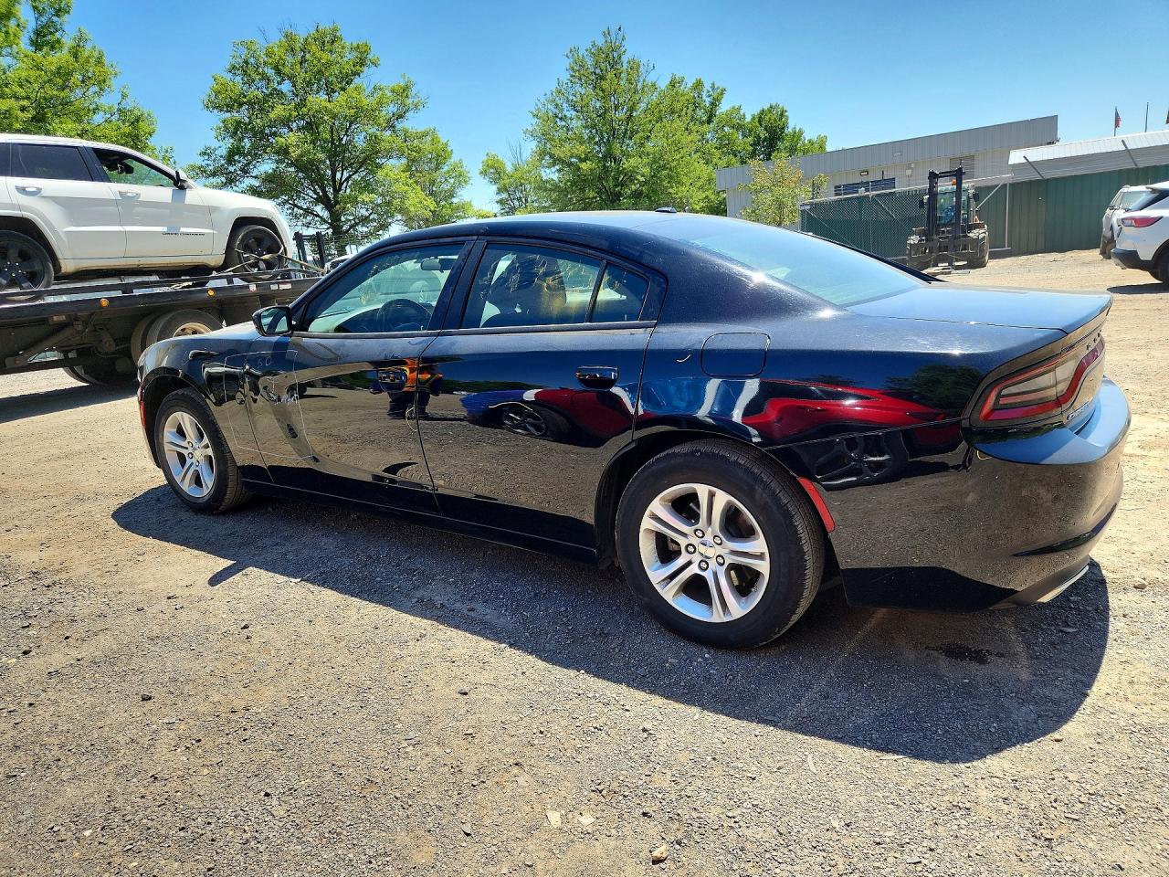 2022 Dodge Charger Sxt Black vin: 2C3CDXBG9NH224153