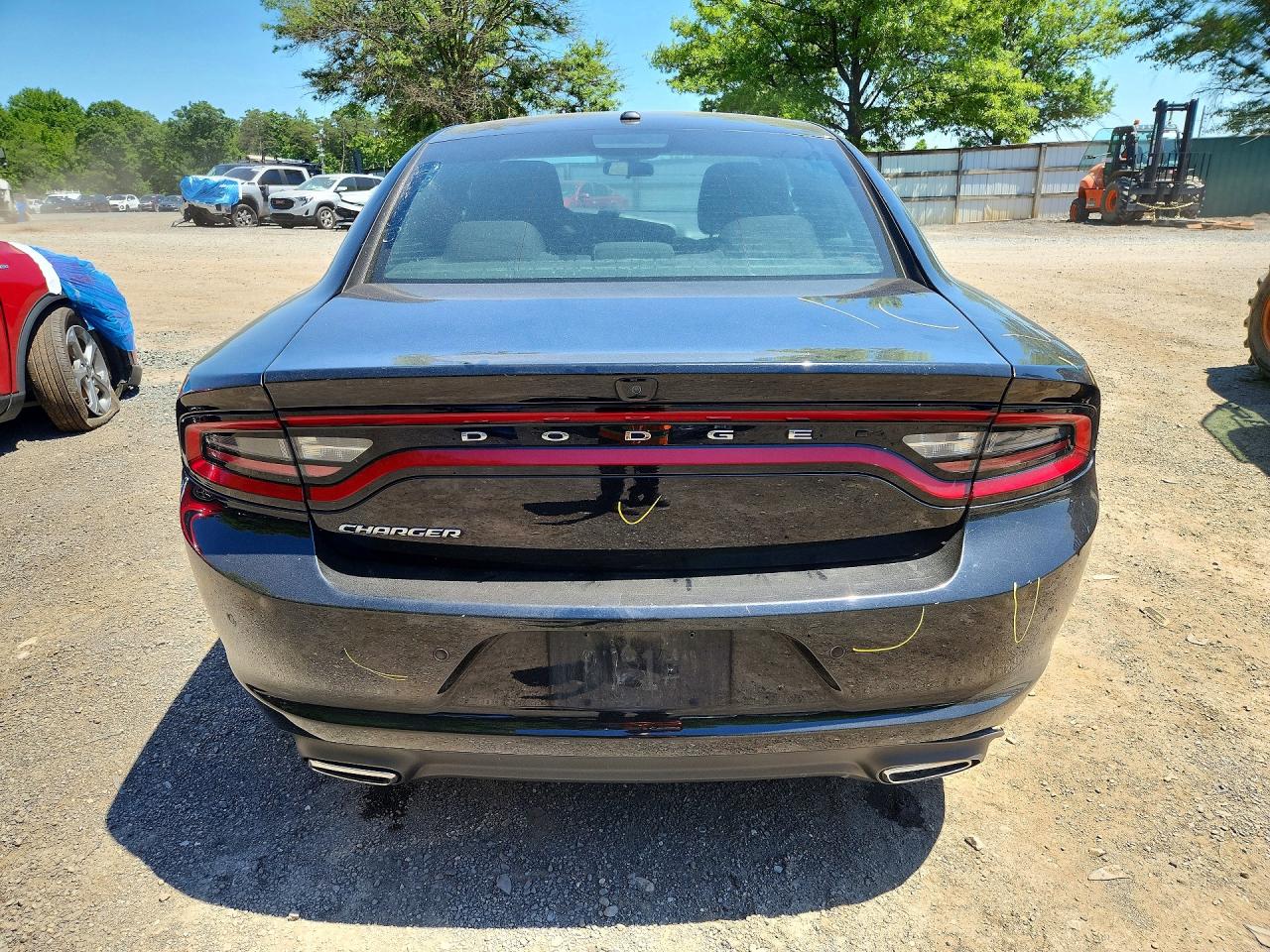 2022 Dodge Charger Sxt Black vin: 2C3CDXBG9NH224153
