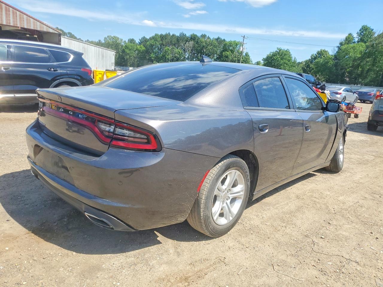 2023 Dodge Charger Gray vin: 2C3CDXBG9PH515612