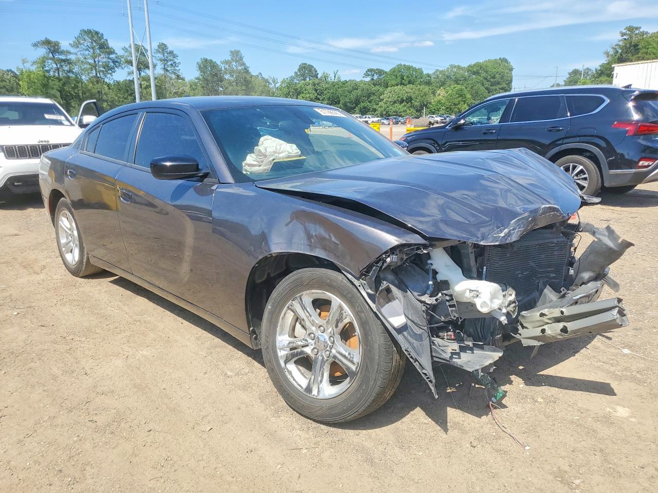 2023 Dodge Charger Gray vin: 2C3CDXBG9PH515612