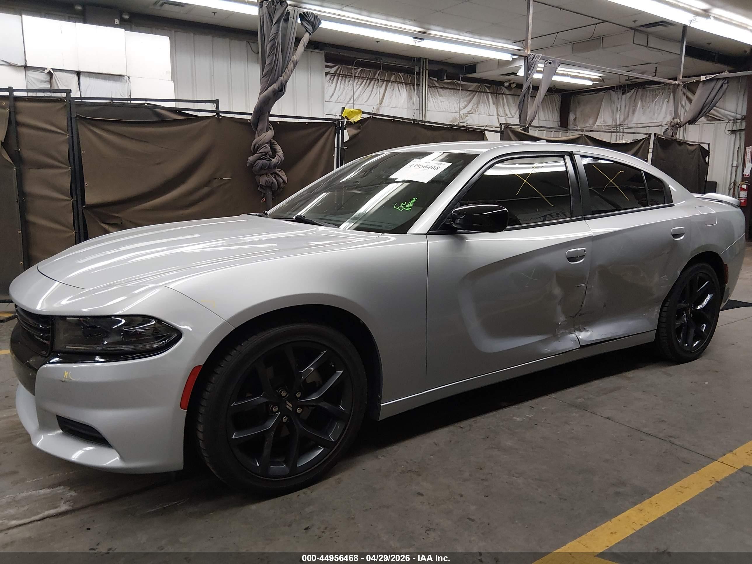 2023 Dodge Charger Sxt Silver vin: 2C3CDXBG9PH556810