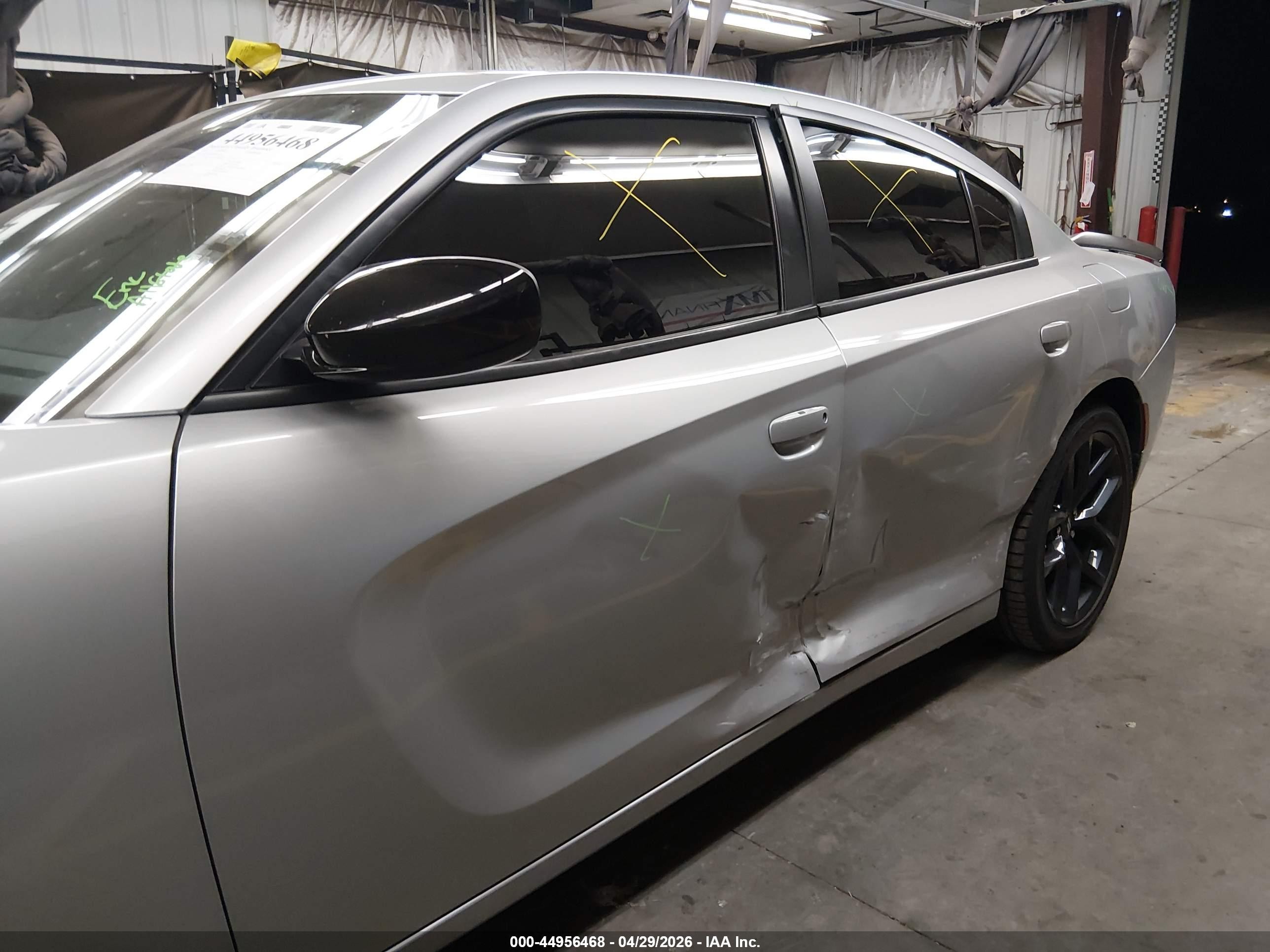 2023 Dodge Charger Sxt Silver vin: 2C3CDXBG9PH556810