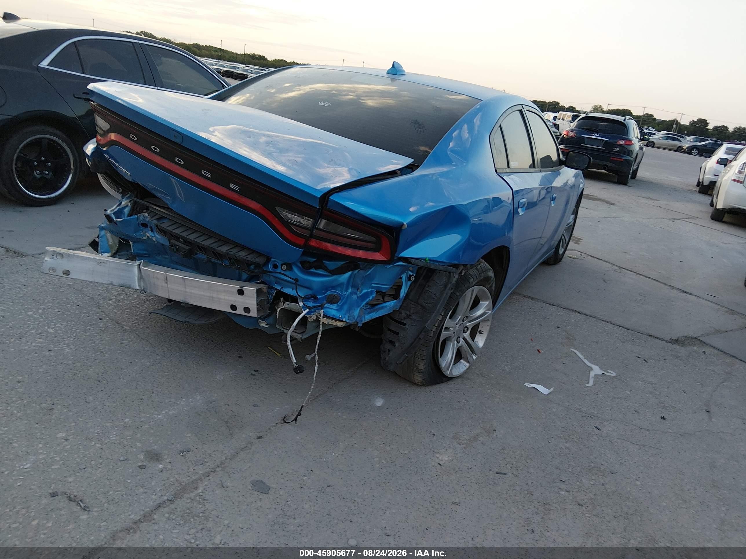2023 Dodge Charger Sxt Blue vin: 2C3CDXBG9PH703319