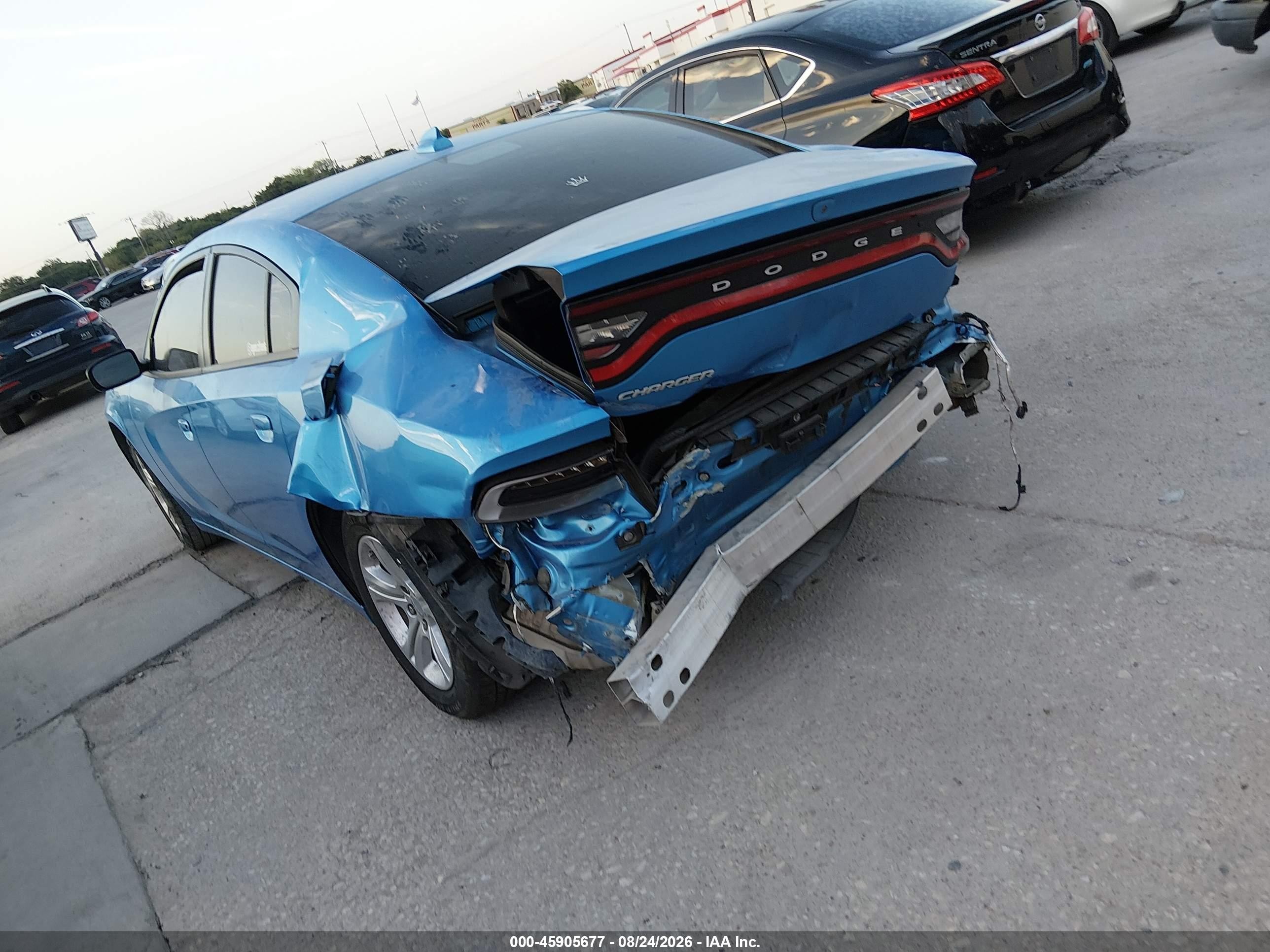 2023 Dodge Charger Sxt Blue vin: 2C3CDXBG9PH703319