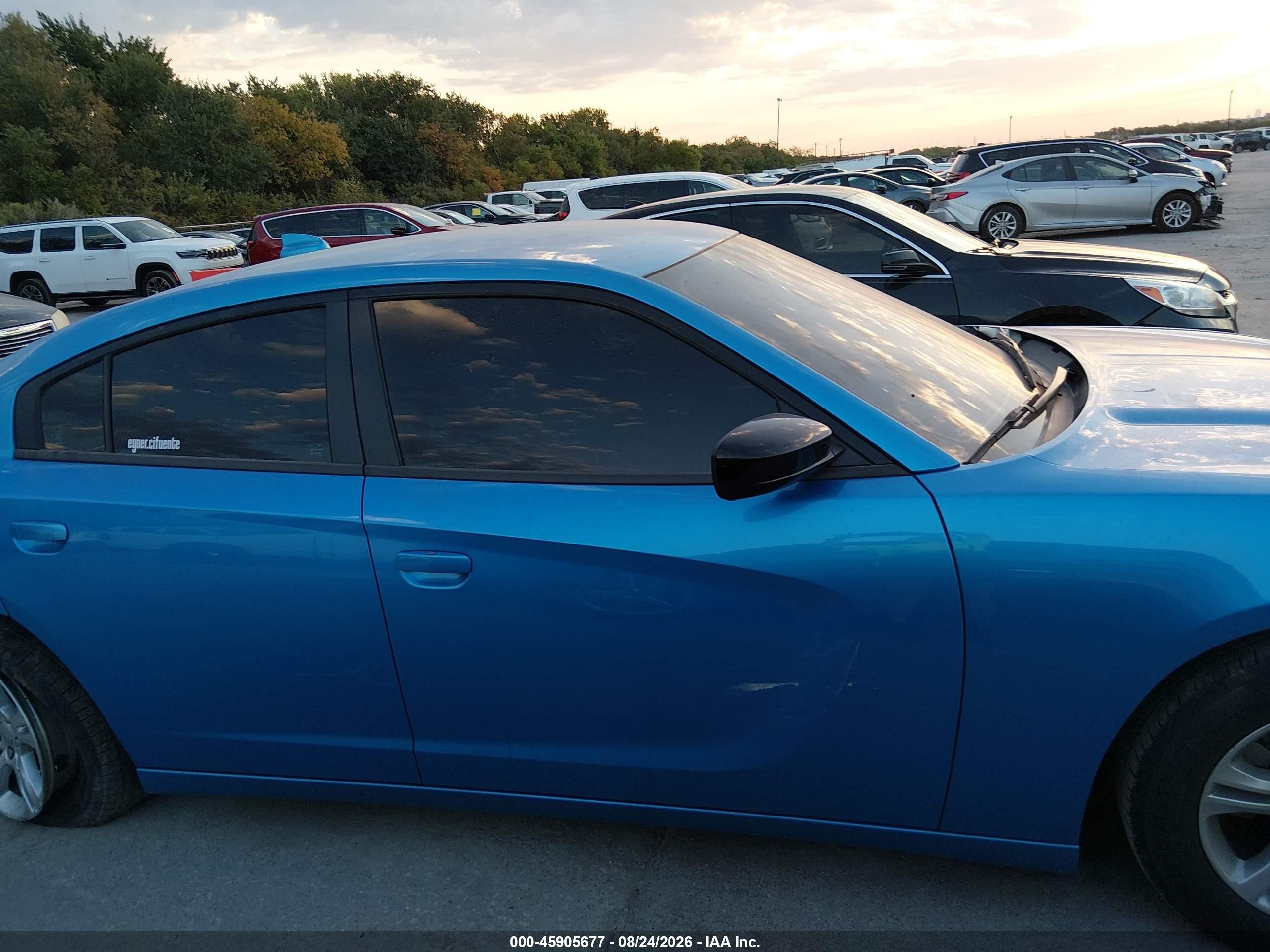 2023 Dodge Charger Sxt Blue vin: 2C3CDXBG9PH703319